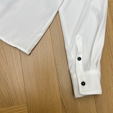 L家 26春夏新款 老花飘带娃娃领衬衫 春夏穿超舒服!白色主色+黑白老花飘带 复古优雅 飘带可拆卸 搭配 L家 26春夏新款 老花飘带娃娃领衬衫 春夏穿超舒服!白色主色+黑白老花飘带 复古优雅 飘带可拆卸 搭配