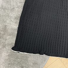 Miu家 26夏季新款 撞色花边镂空针织连衣裙,精选透气竖条镂空针织纱线,肌理细腻通透,夏日上身清爽不闷 Miu家 26夏季新款 撞色花边镂空针织连衣裙,精选透气竖条镂空针织纱线,肌理细腻通透,夏日上身清爽不闷