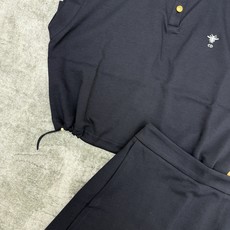 D家 2026夏季新款 无袖Polo短裙套装 轻松打造清爽减龄夏日穿搭 上衣为翻领无袖Polo版型 利落 D家 2026夏季新款 无袖Polo短裙套装 轻松打造清爽减龄夏日穿搭 上衣为翻领无袖Polo版型 利落