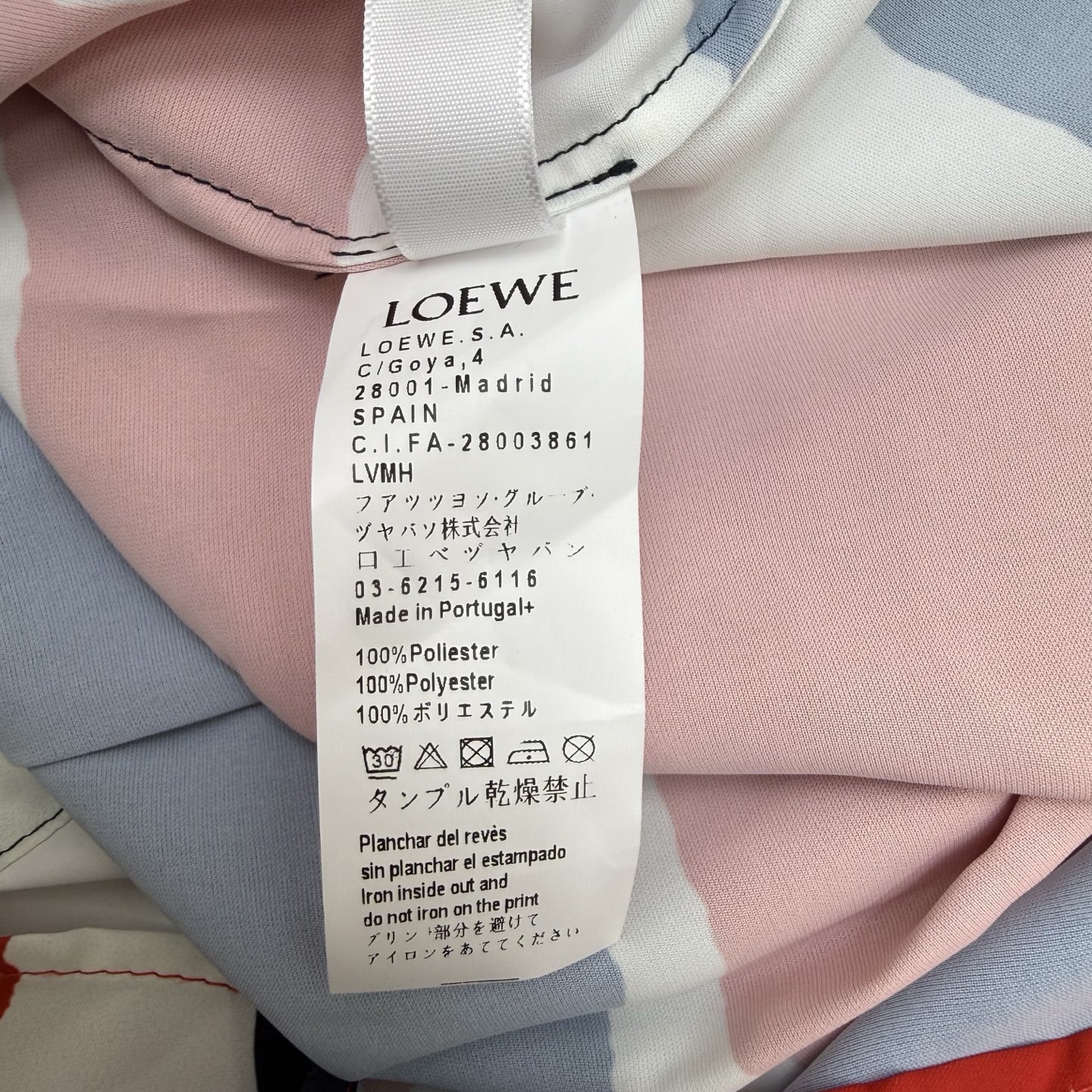LW家 26早秋新款 撞色条纹套装 长袖衬衫+高腰阔腿裤 红藏白几何撞色条纹 视觉层次感十足 衬衫 单排扣开合搭配口袋 