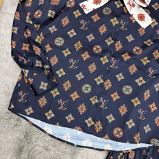 LOUISV*🏠 2026早秋新款 印花衬衫百褶半裙套装 定制YB进口缎面材质 垂顺丝滑 柔和有光泽 沿用翻领单 LOUISV*🏠 2026早秋新款 印花衬衫百褶半裙套装 定制YB进口缎面材质 垂顺丝滑 柔和有光泽 沿用翻领单