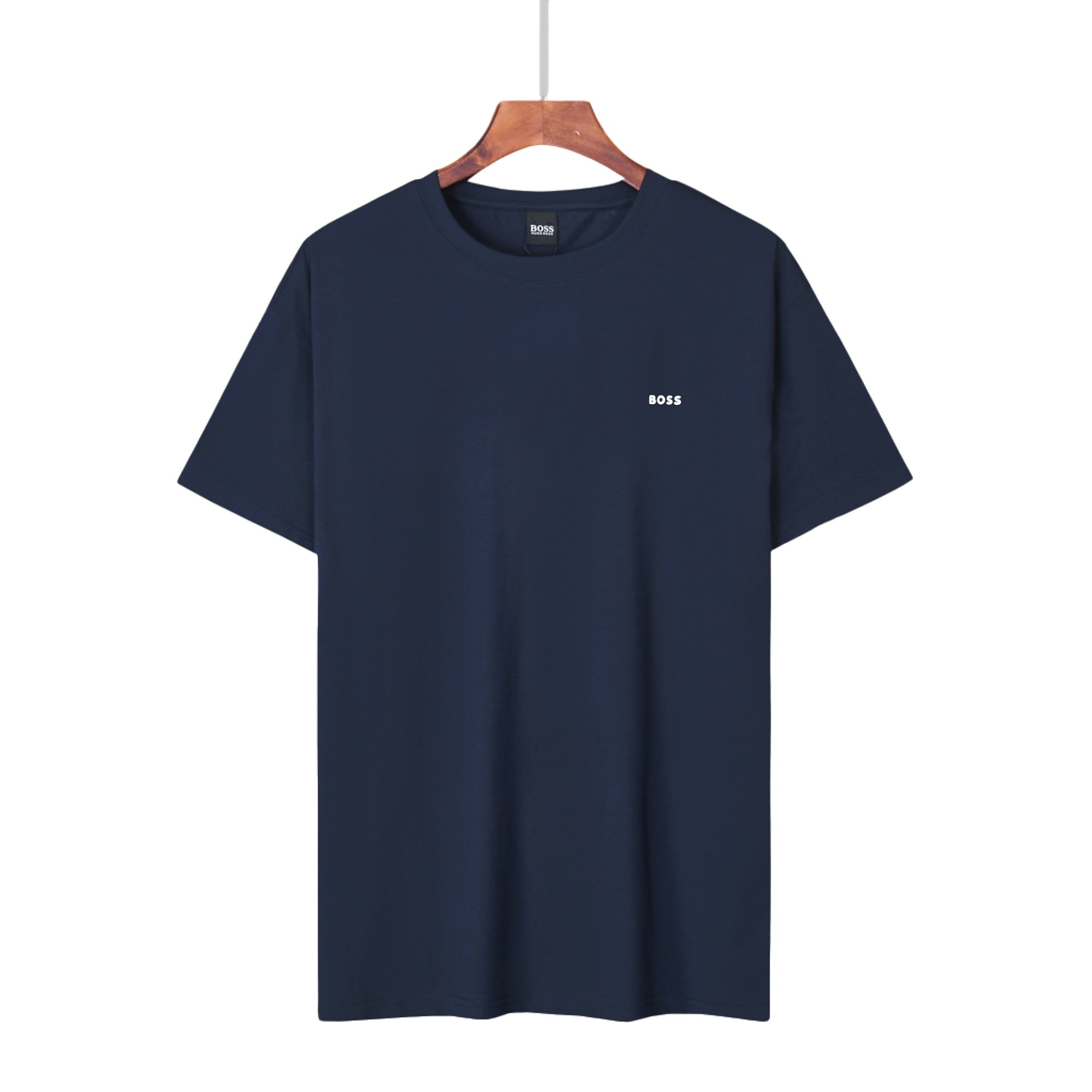 BOSS Classic Short Sleeve T-Shirt in Black/White/Bollan/Kaki, 210g Pure Cotton, Sizes M-XXL - 图片 4