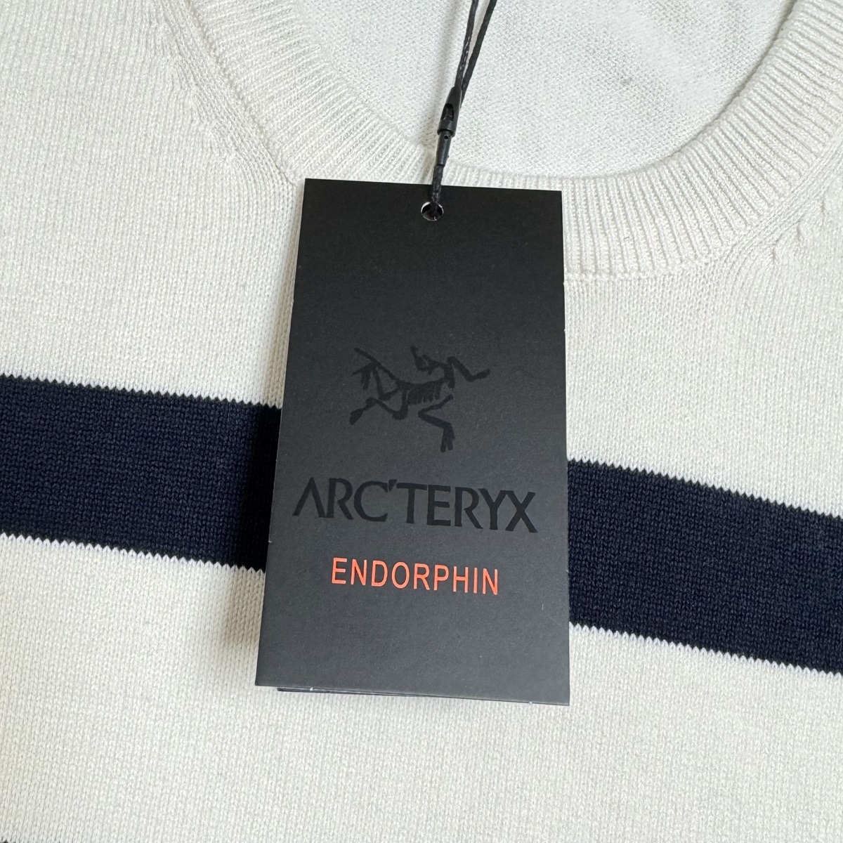113M207# ORIGINAL *BIRD EMBROIDERY STRIPES ROUND COLLAR SWEATER COLOUR: BLUE/WHITE, WHITE/BLUE SIZE: M-XXL - 图片 6