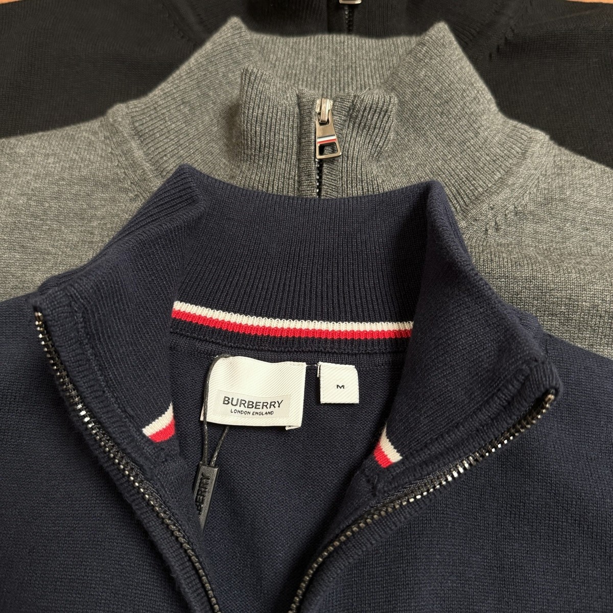 113M405#BARBORY EMBROIDERY CHAIN SWEATER COLOR: BLACK, BLUE, DARK GREY SIZE: M-XXL - 图片 7
