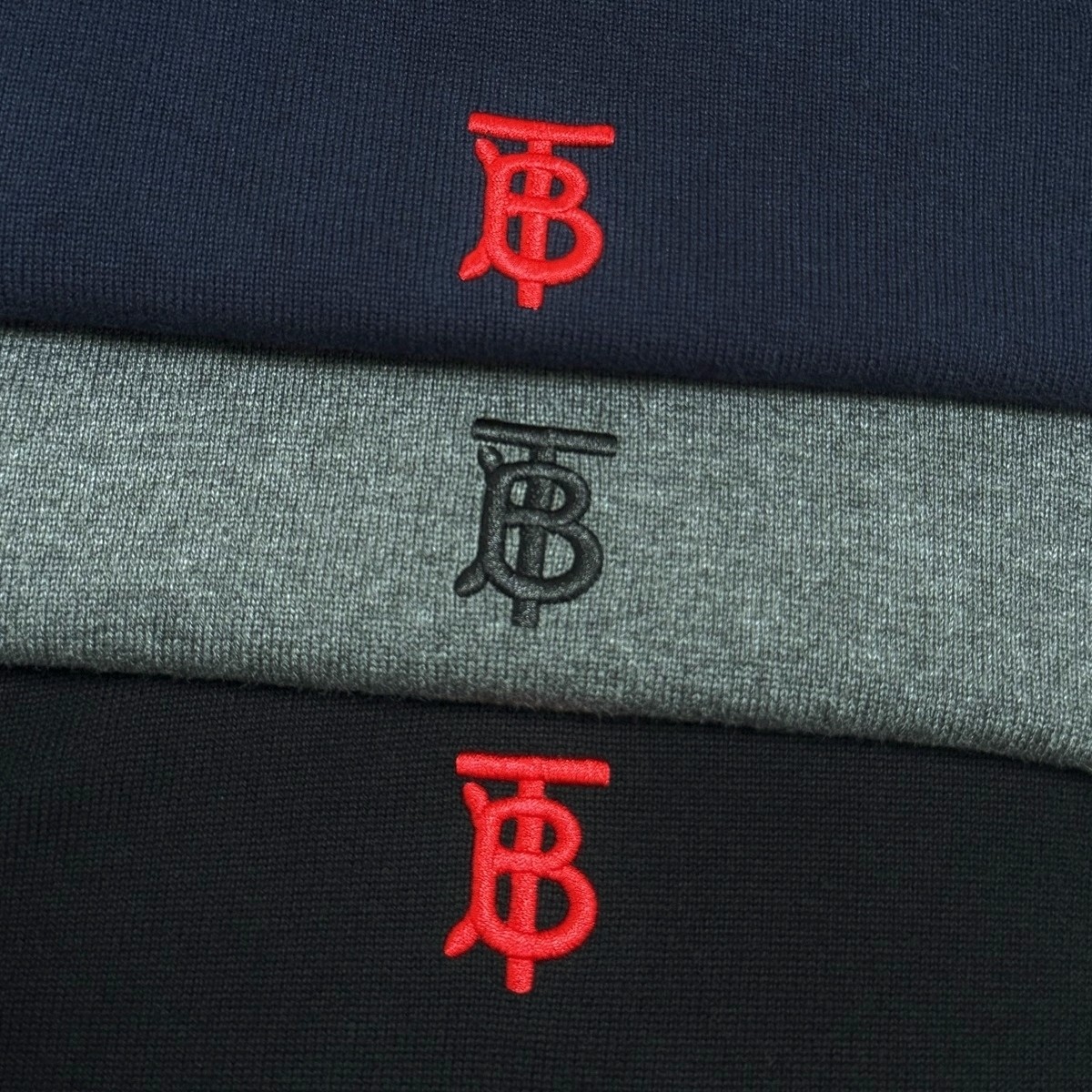 113M405#BARBORY EMBROIDERY CHAIN SWEATER COLOR: BLACK, BLUE, DARK GREY SIZE: M-XXL - 图片 8