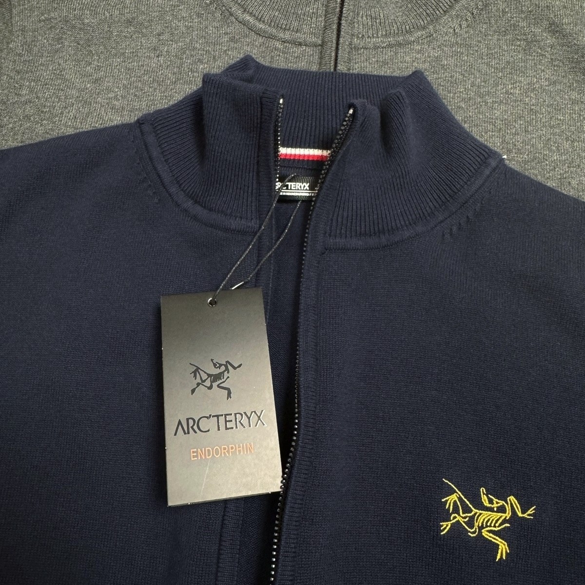 113M407# ORIGINAL *BIRD EMBROIDERY CHAIN SWEATER COLOR: BLACK, BLUE, DARK GREY SIZE: M-XXL - 图片 7