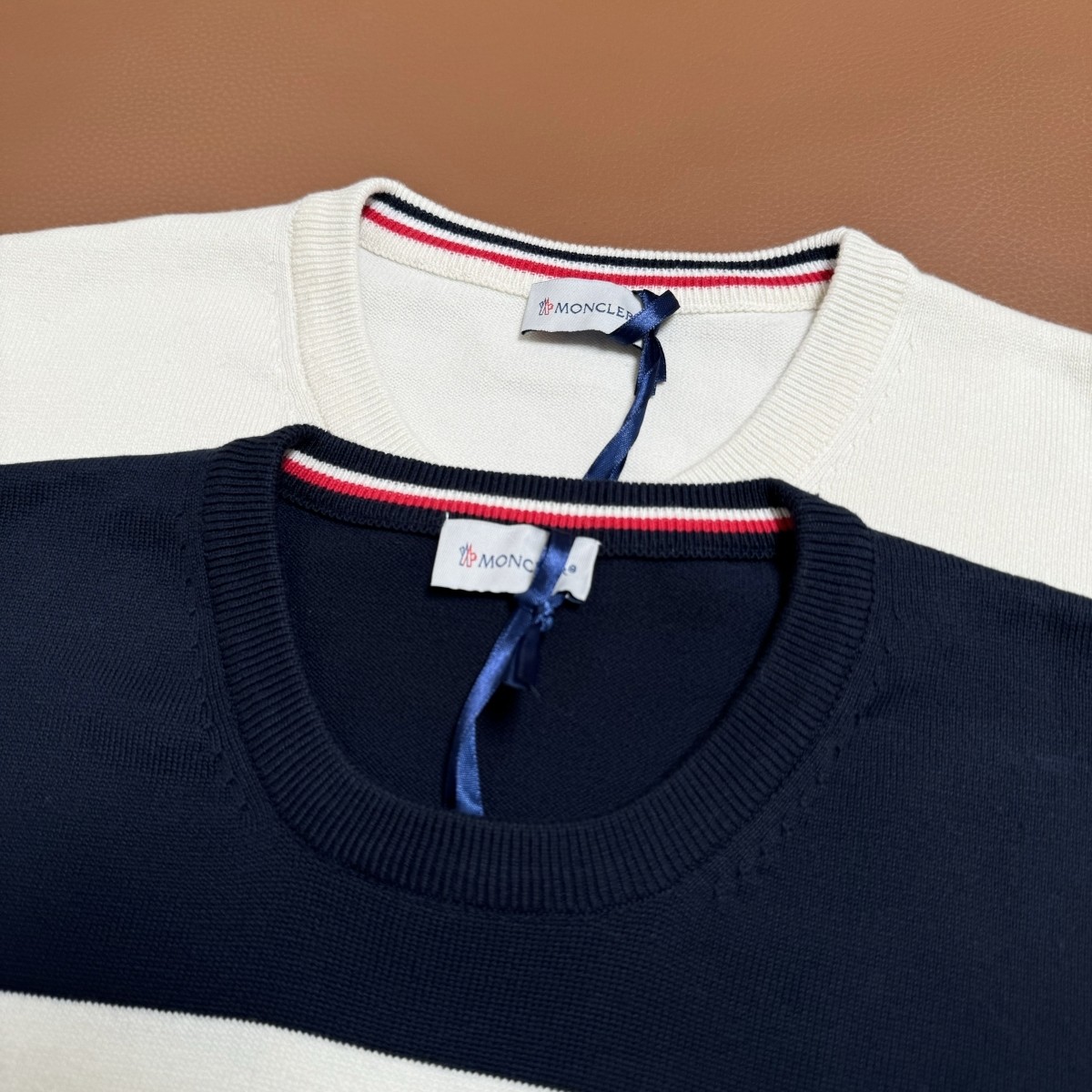 113M202#BLANK-TWEETED SWEATER COLOUR: BLUE/WHITE, WHITE/BLUE SIZE: M-XXL - 图片 5