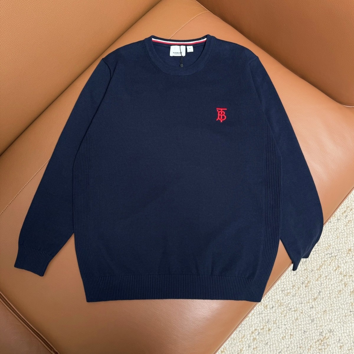 113M105#BARBORY EMBROIDERED SWEATER COLOUR: BLACK, CAMEL-COLOURED, DARK GRAY, BOURBON SIZE: M-XXL - 图片 5