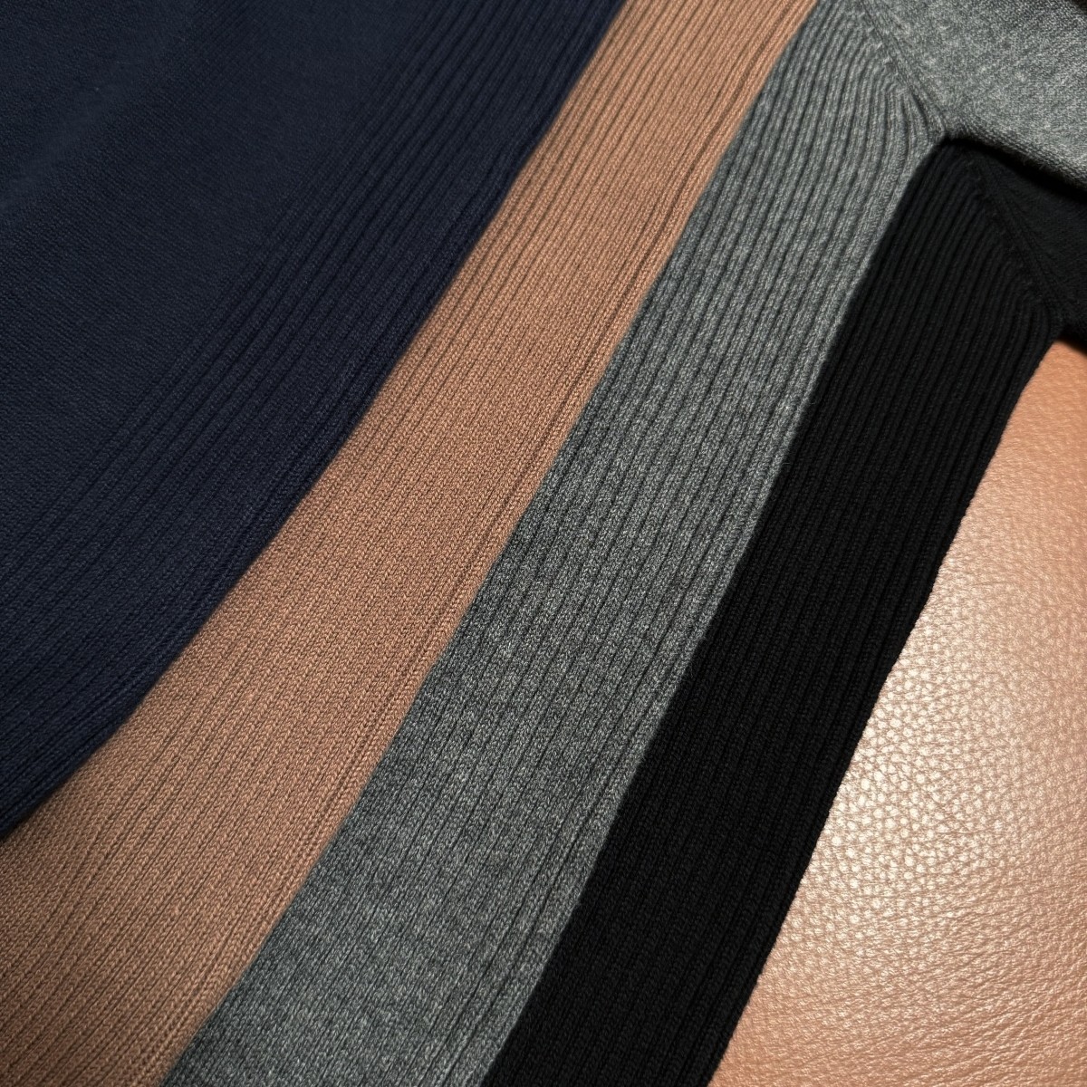 113M106 #BARBORY’S HORSE EMBROIDERED AND COLLAR SWEATER COLOUR: BLACK, CAMEL-COLOURED, DARK GRAY, BOURBON SIZE: M-XXL - 图片 9