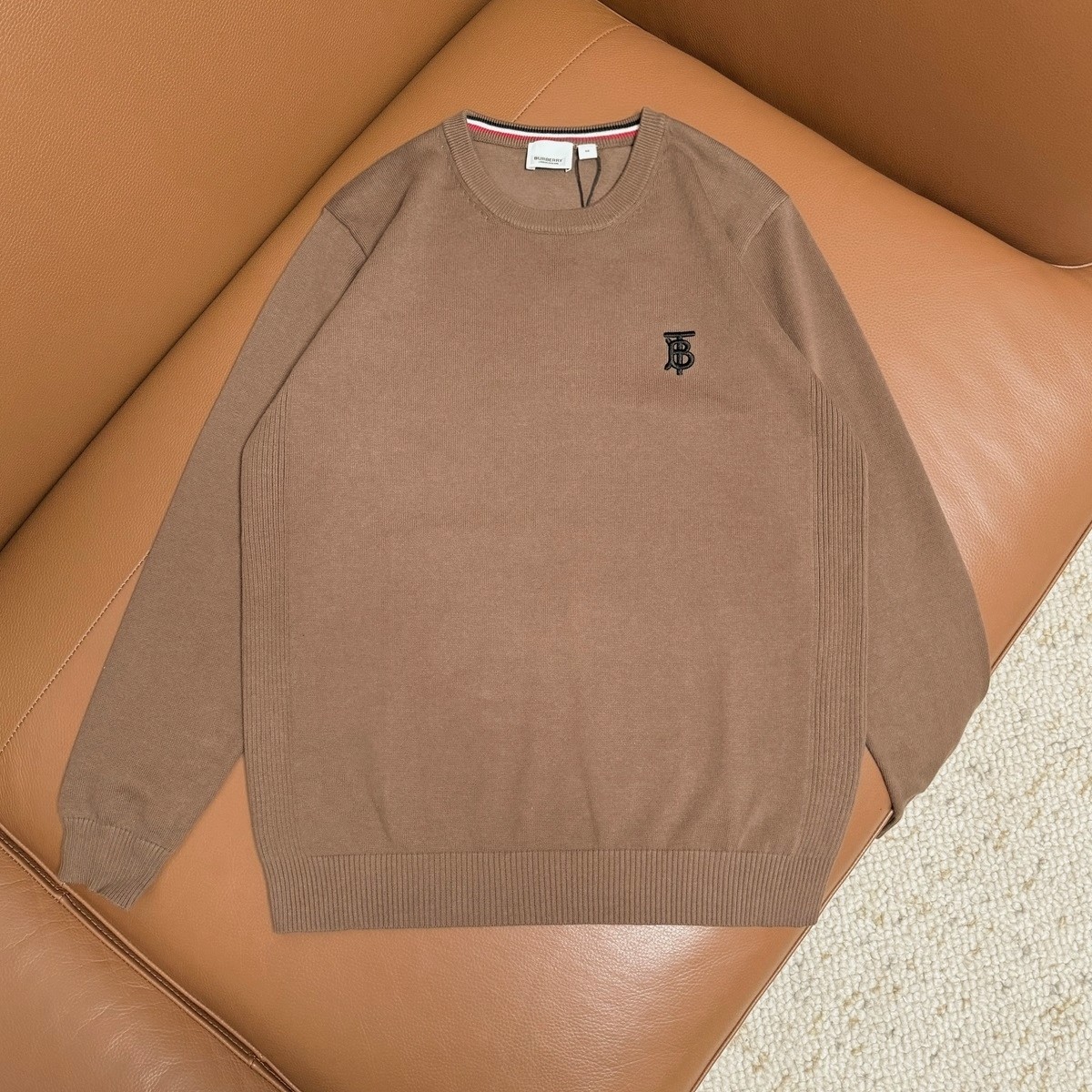 113M105#BARBORY EMBROIDERED SWEATER COLOUR: BLACK, CAMEL-COLOURED, DARK GRAY, BOURBON SIZE: M-XXL - 图片 3