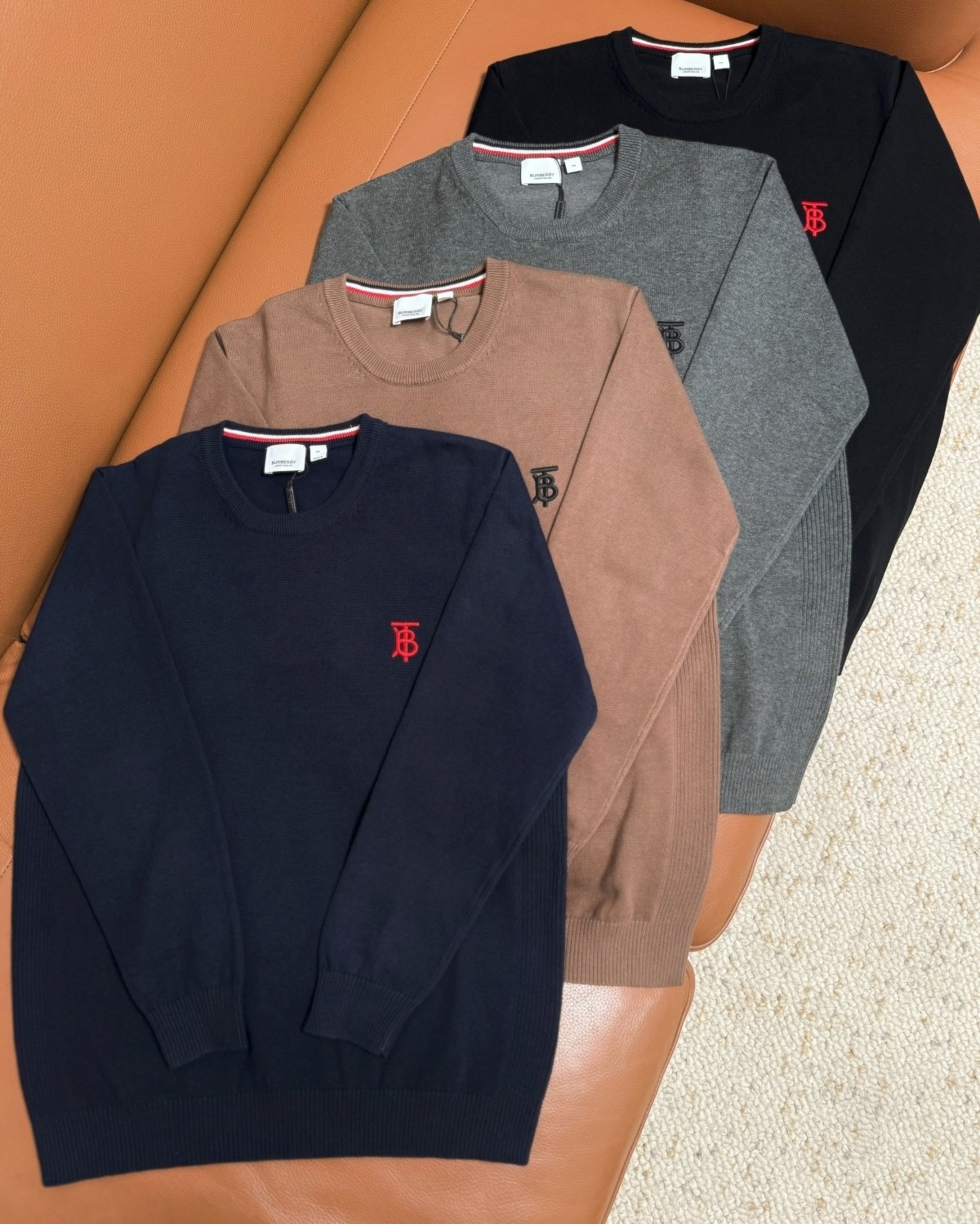 113M105#BARBORY EMBROIDERED SWEATER COLOUR: BLACK, CAMEL-COLOURED, DARK GRAY, BOURBON SIZE: M-XXL - 图片 6