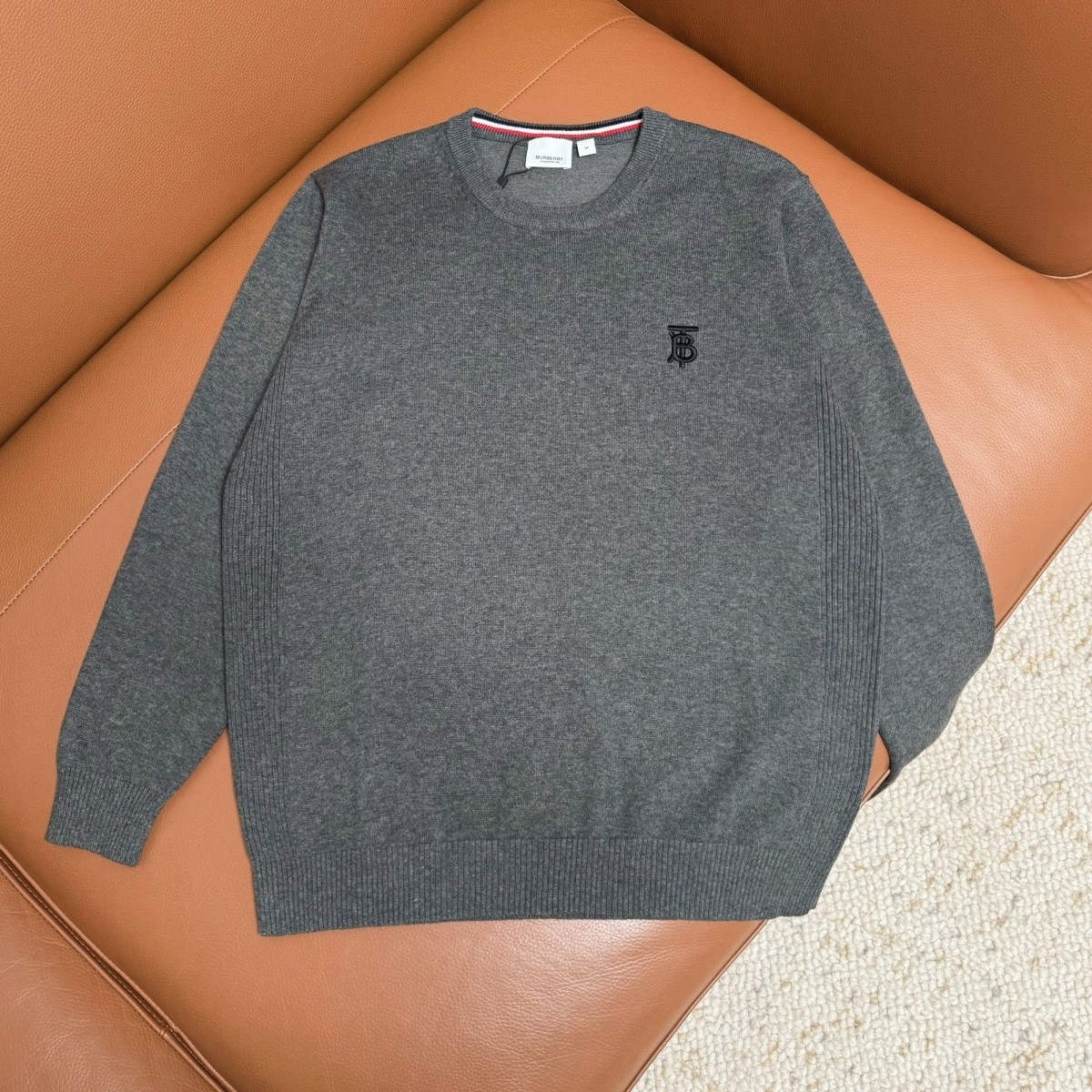 113M105#BARBORY EMBROIDERED SWEATER COLOUR: BLACK, CAMEL-COLOURED, DARK GRAY, BOURBON SIZE: M-XXL - 图片 4