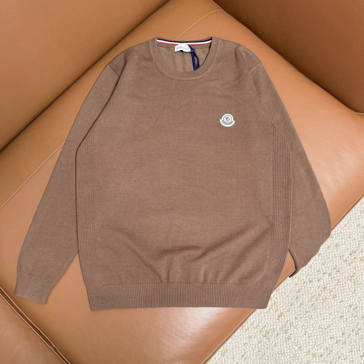 113 M102 # CIRCUMCISED SWEATER COLOUR: BLACK, CAMEL-COLOURED, DARK GRAY, BOURBON SIZE: M-XXL - 图片 3