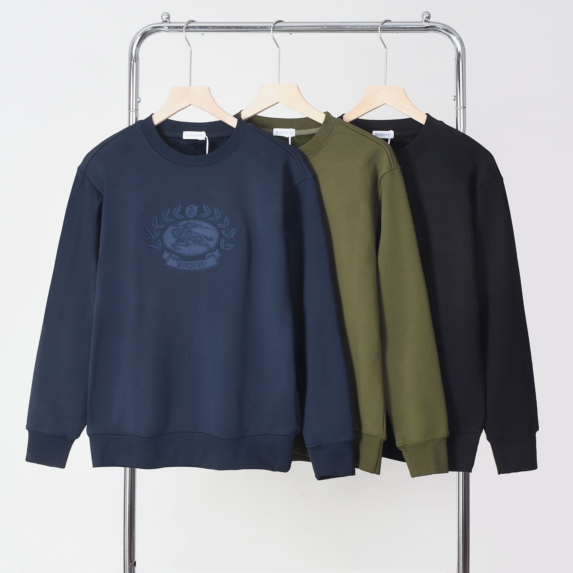 Luxurious Barboli’s Velvet Collar Jacket: Black, Blue, Green, M-XXL, 480g Ferret Complex. - 图片 1