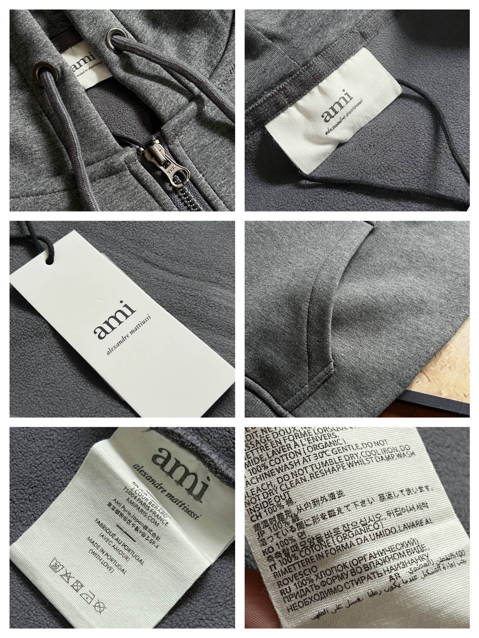 Fashionable Heart-Strung Hat and Velvet Coat in Black, Blue, Dark Grey. Sizes M-3XL. 460g Velvet. - 图片 8