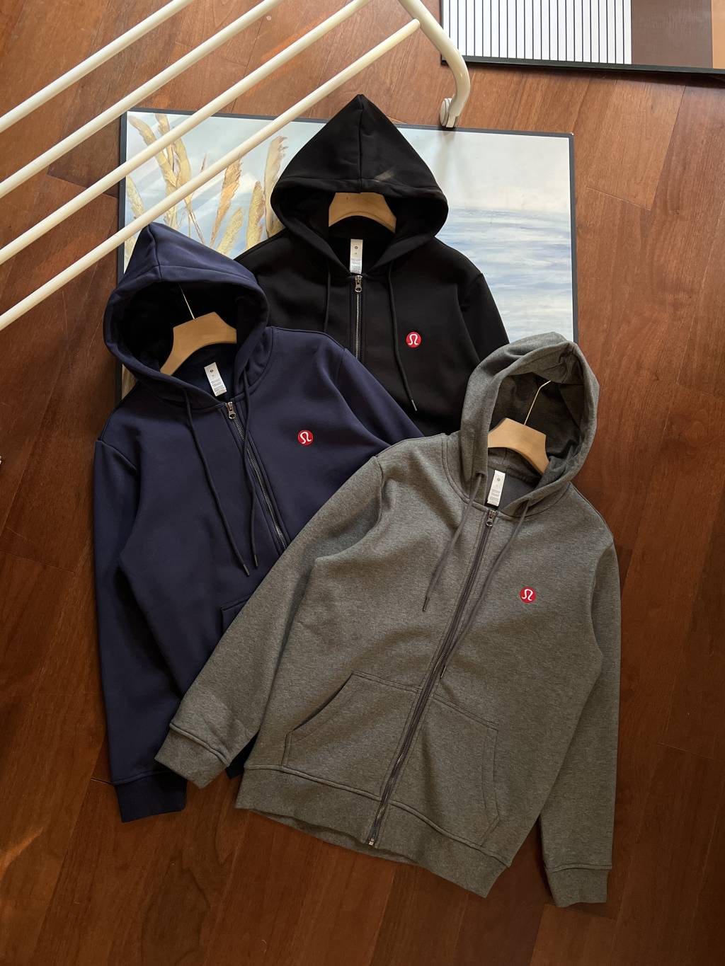 Stylish Embroidered Hooded Velvet Coat in Multiple Colors and Sizes