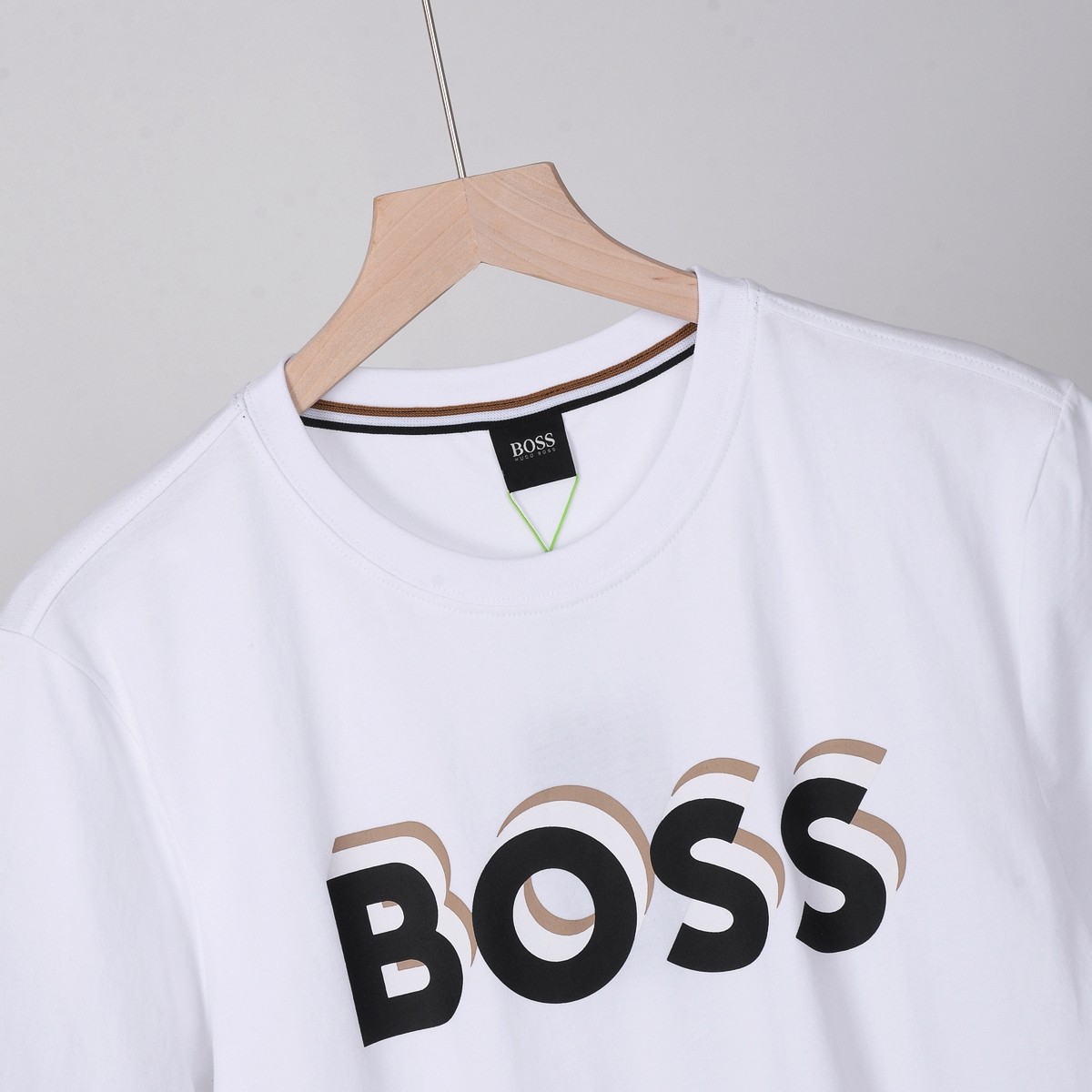 💰138 1132536#BOSS short sleeve T-shirt Colour: Black, white Size: M-XXL fabric: 210g full cotton - 图片 4