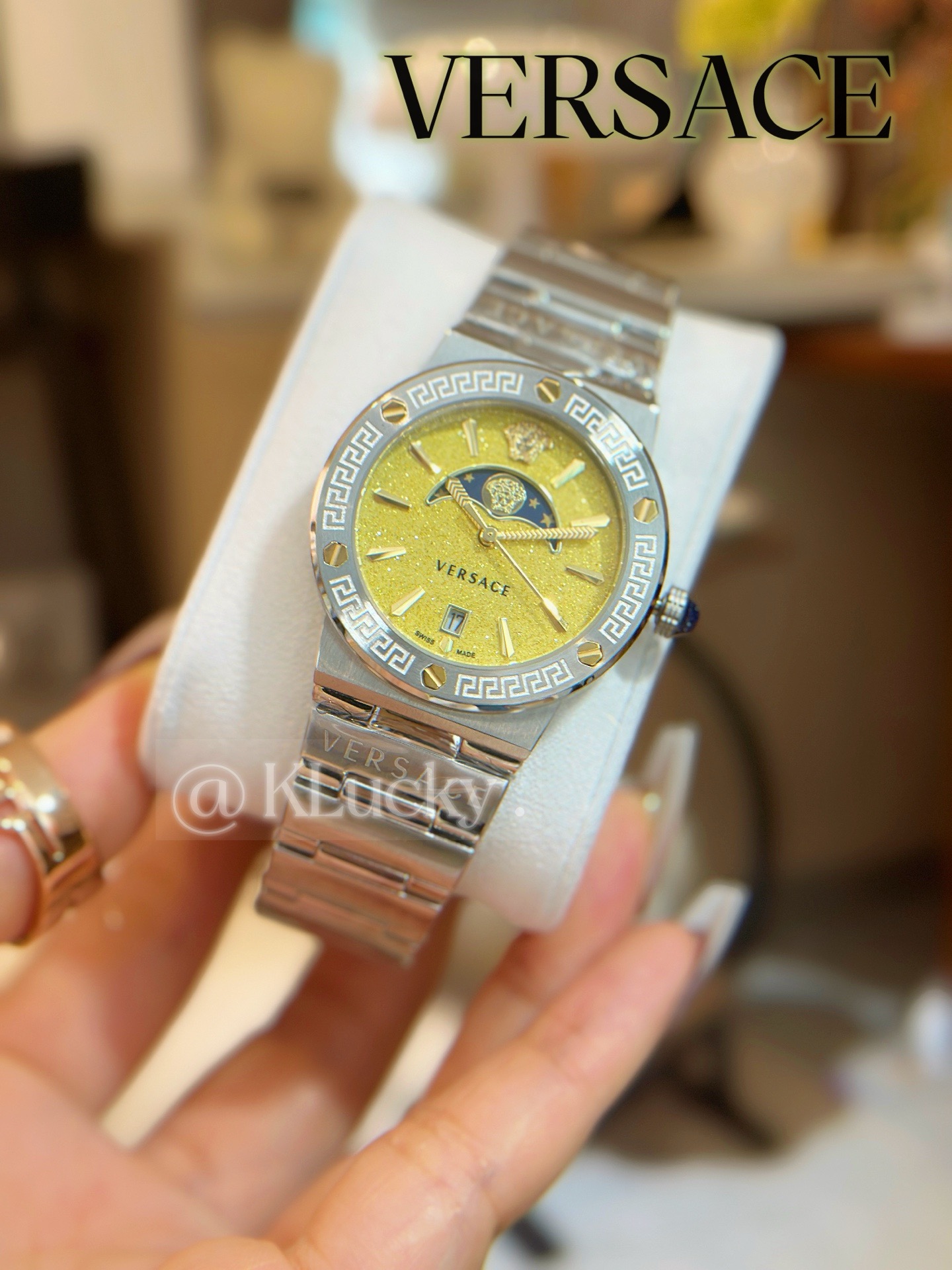 Versace Women's Gold Dial Stainless Steel Bracelet Watch VE7G00223 8 i1748920692824 1088 0 6