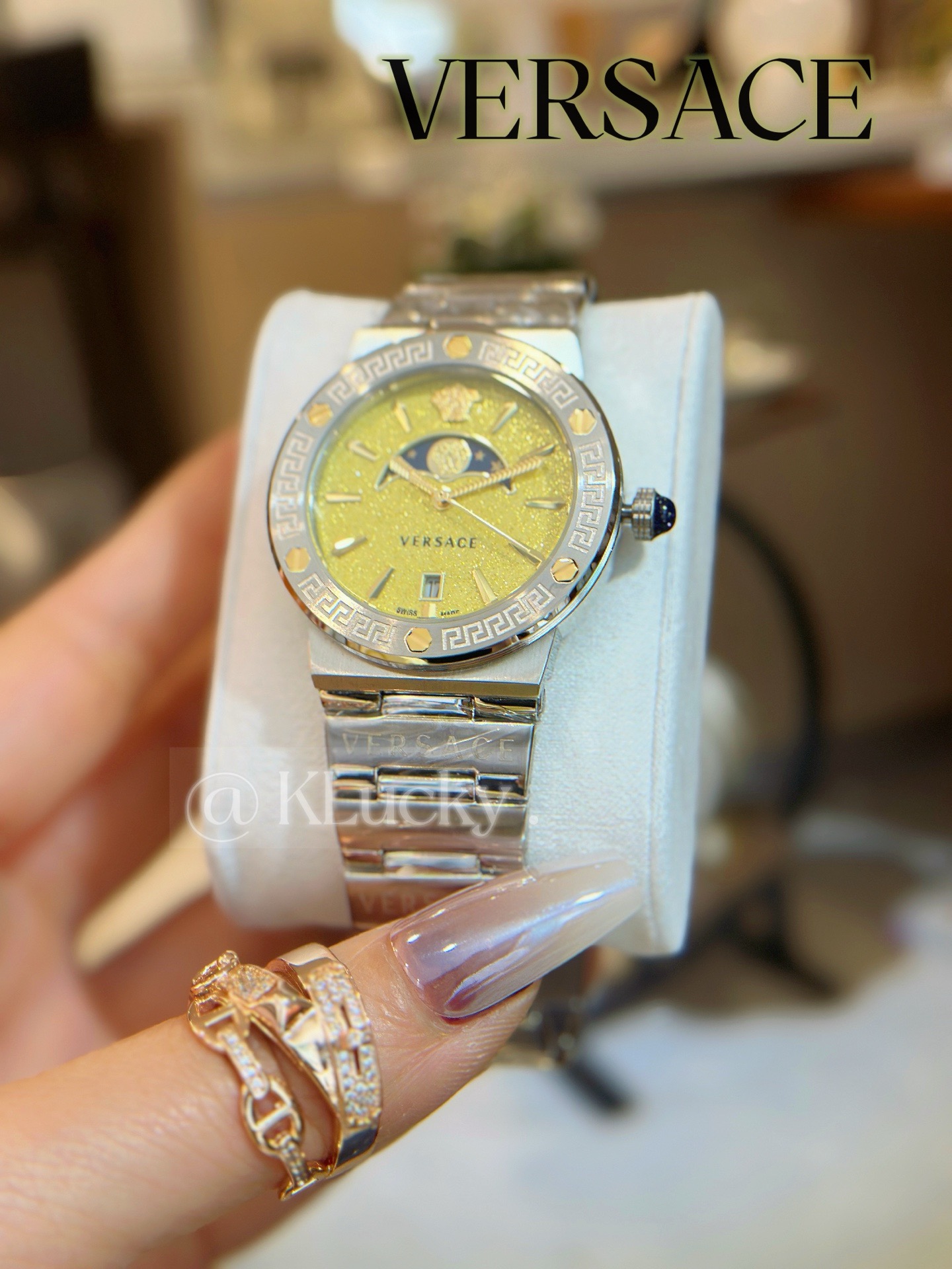 Versace Women's Gold Dial Stainless Steel Bracelet Watch VE7G00223 3 i1748920692824 7179 0 1