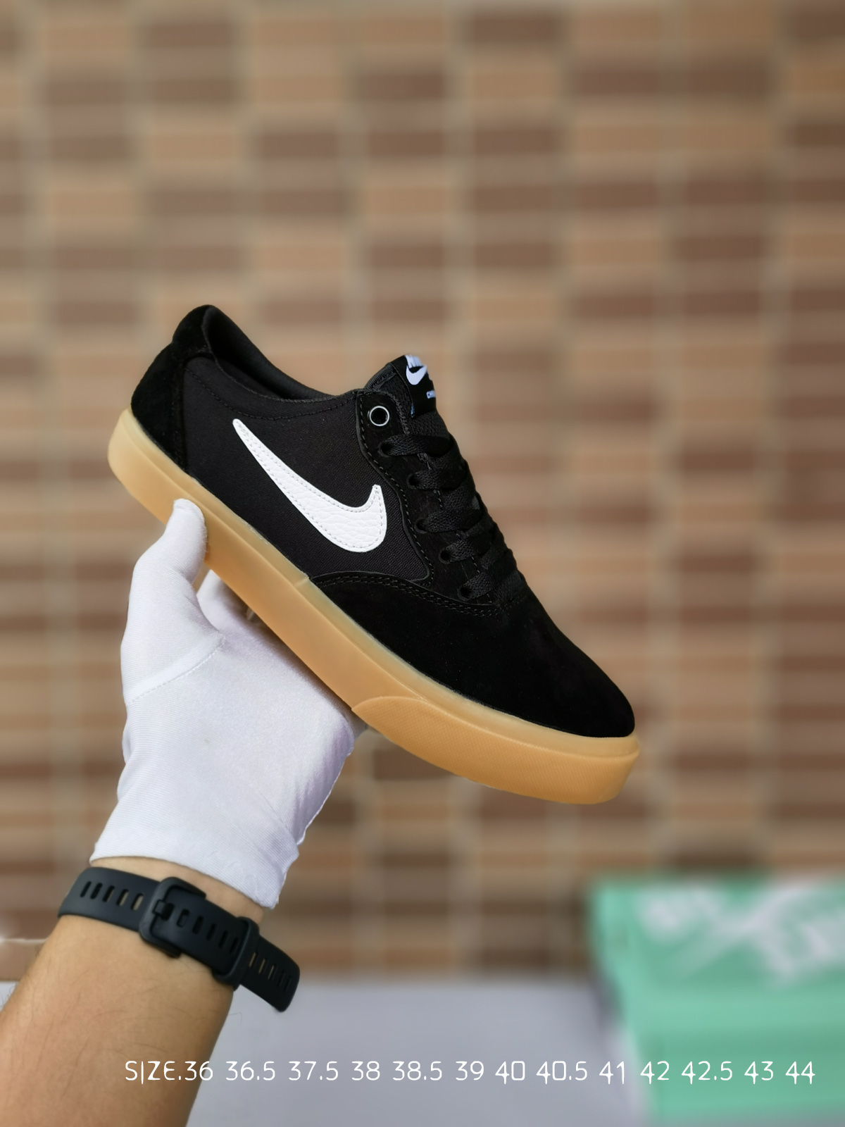 💰100  爆款推荐！高品质、实心底非空格底， 真标到半码  耐克NIKE男女鞋SB低帮帆布真皮板鞋开拓者运动休闲鞋滑板鞋 SIZE：36--44含半码