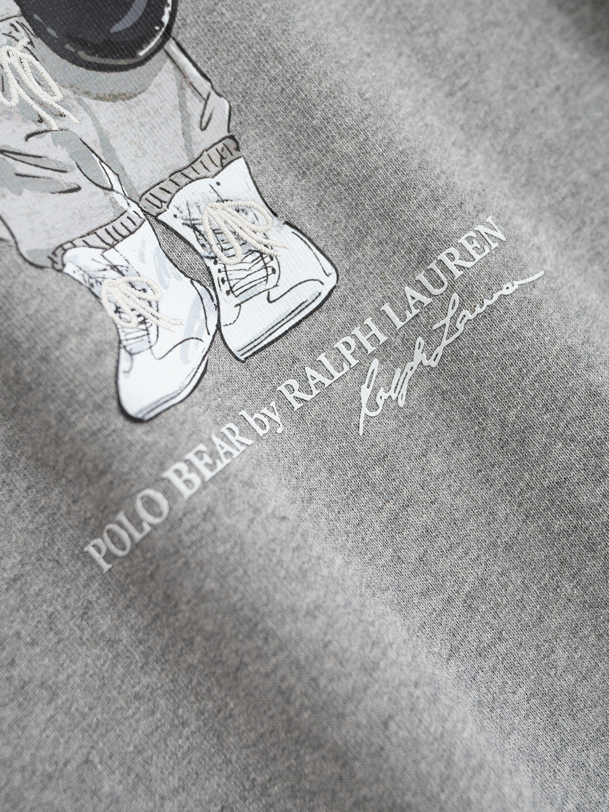 Ralp🆕h Lauren Polo 25秋冬新款 拳击🥊小熊印花连帽卫衣 全棉卫衣布裁剪 经典版型 2