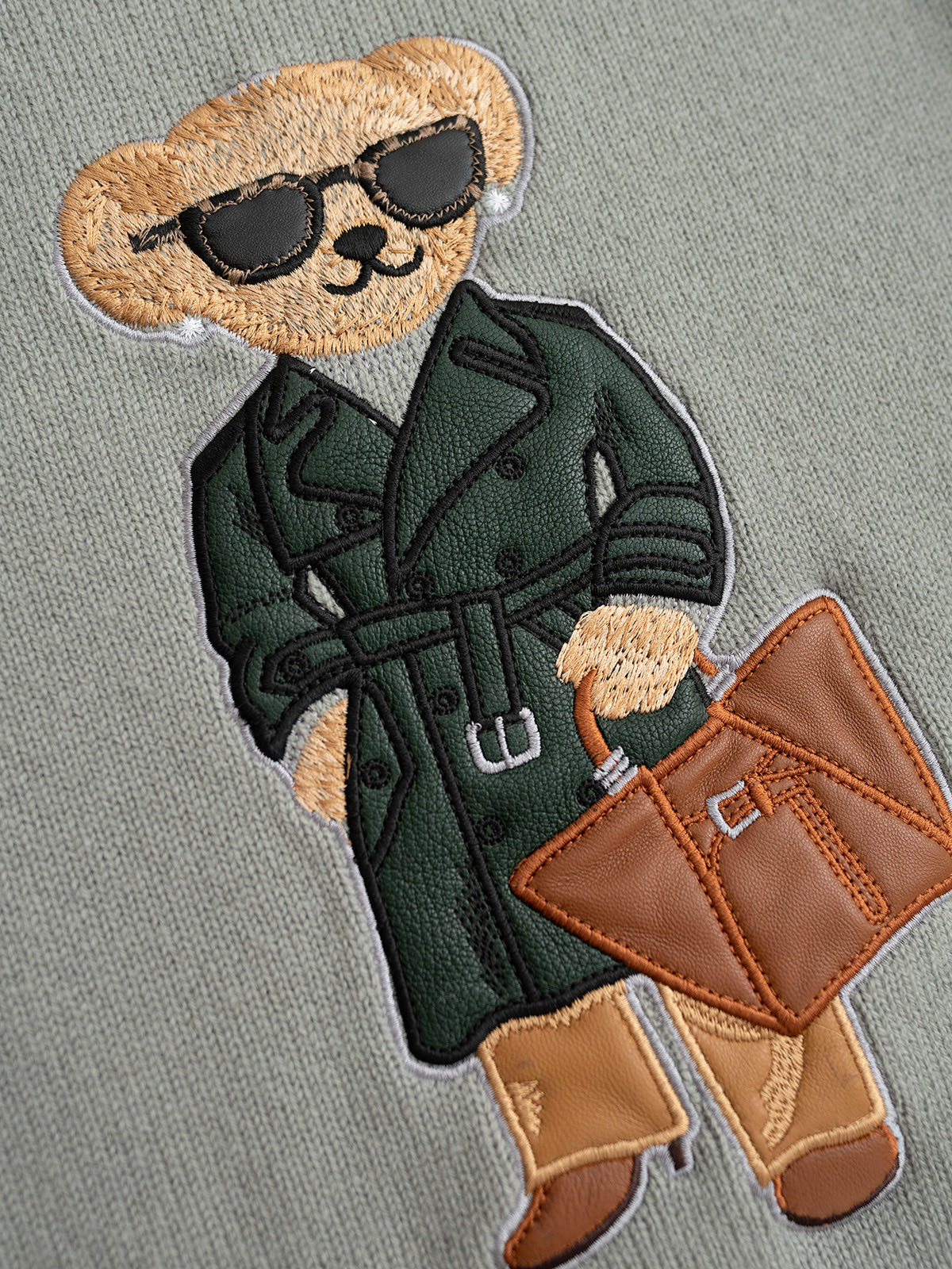 Ralp🆕hLauren 25秋冬新款 圆领公仔款针织长袖 经典版型，25秋冬最新设计熊系列 公仔采用头