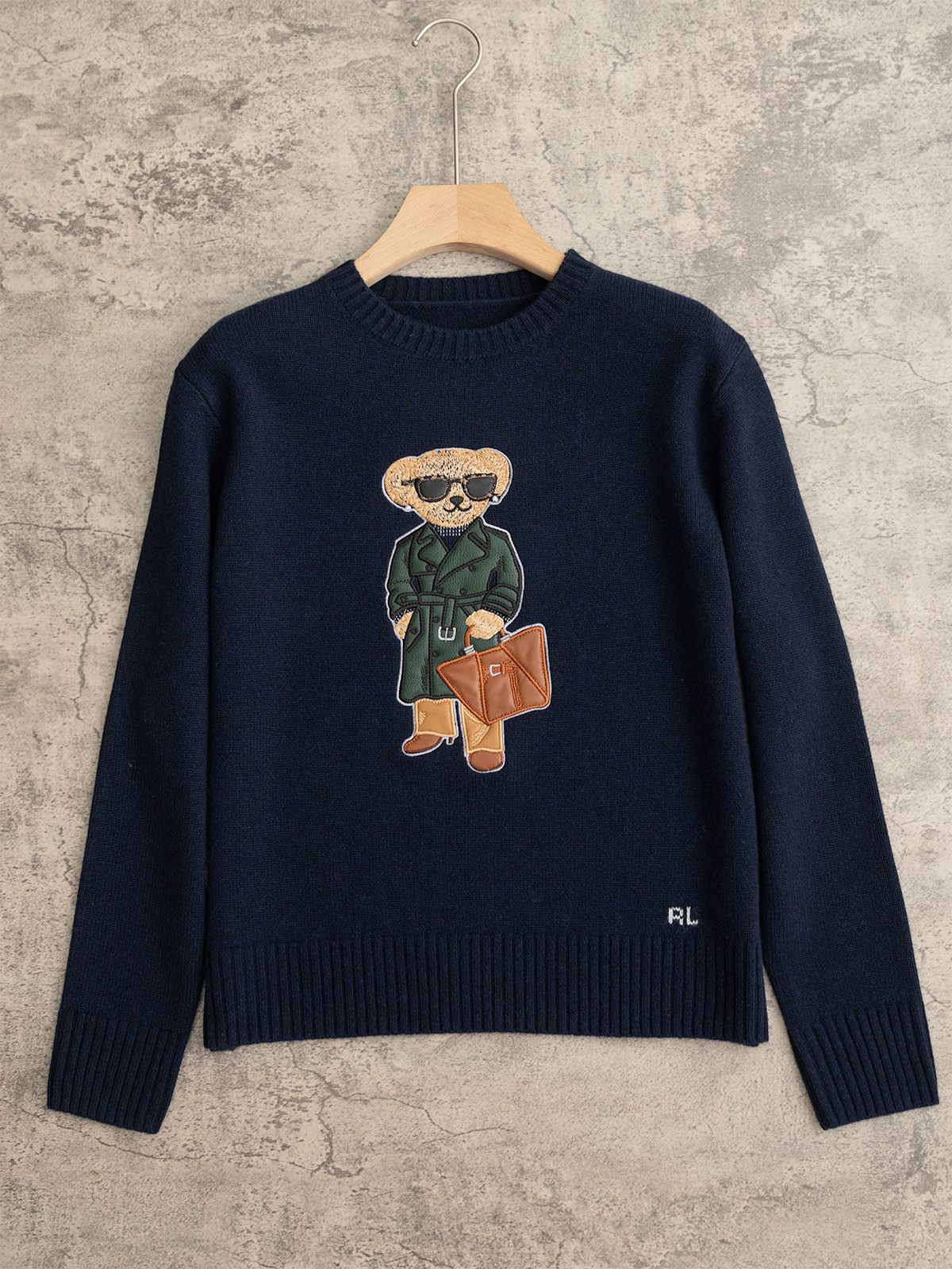 Ralp🆕hLauren 25秋冬新款 圆领公仔款针织长袖 经典版型，25秋冬最新设计熊系列 公仔采用头