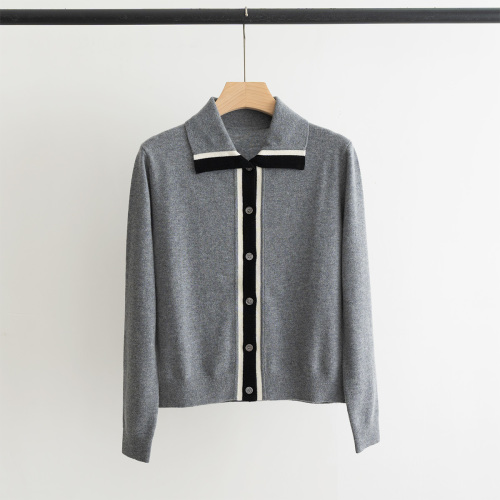 Marni Women's Wool-Cashmere Blend Cardigan with Contrast Trim 18 Marni Women's Wool-Cashmere Blend Cardigan with Contrast Trim