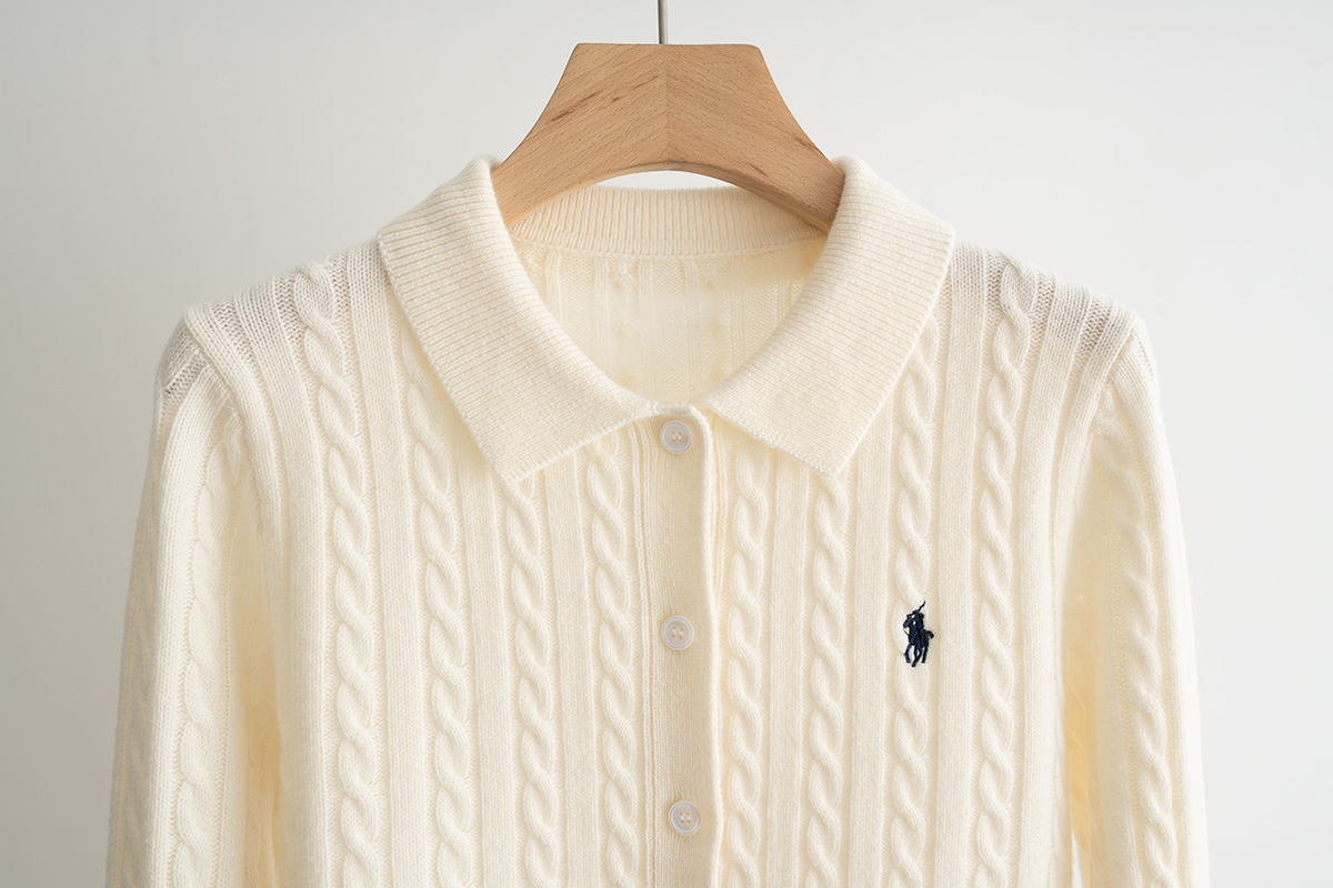 Ralph Lauren Women's Cable-Knit Wool-Blend Cardigan with Polo Collar 4 i1757983886631 2196 0 2