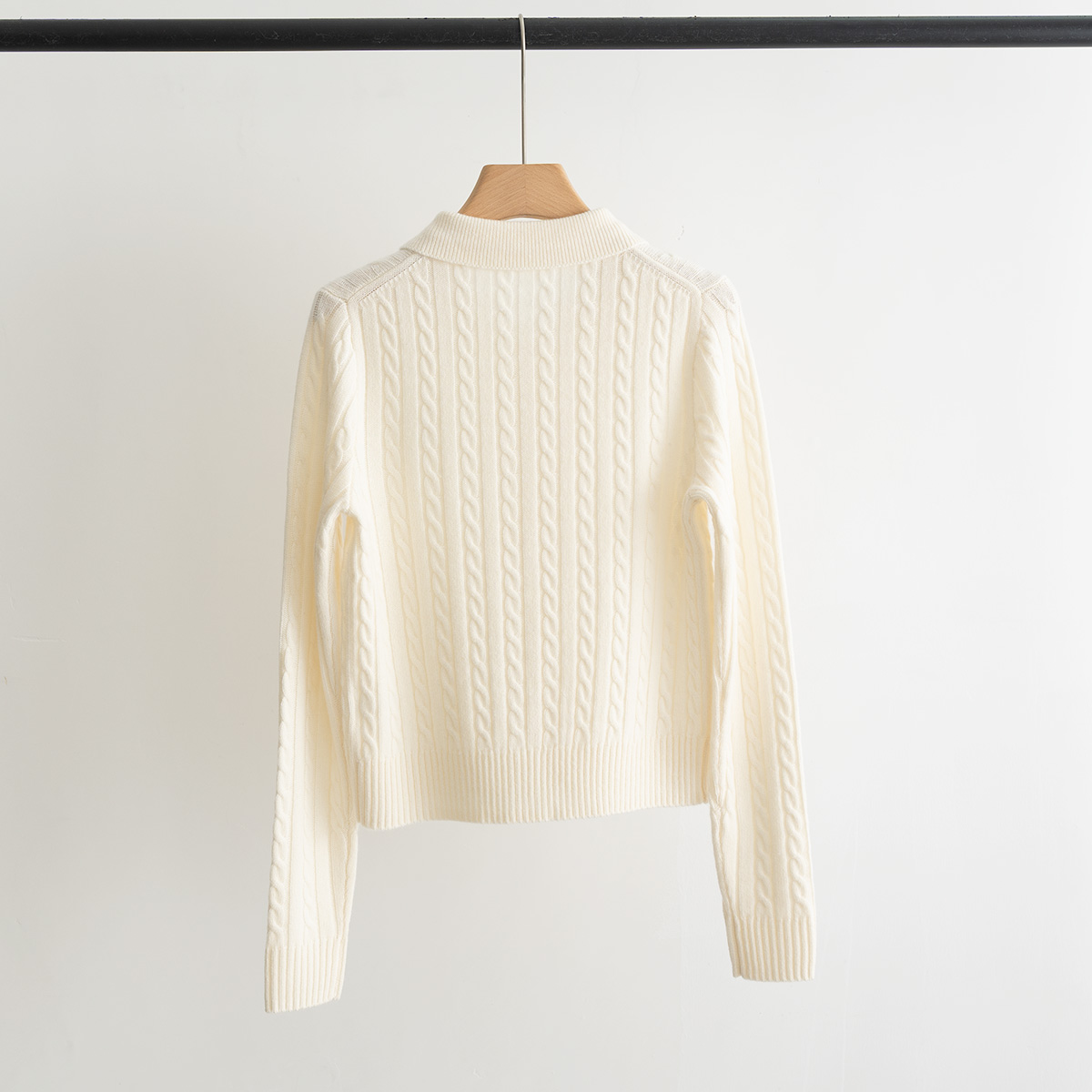 Ralph Lauren Women's Cable-Knit Wool-Blend Cardigan with Polo Collar 5 i1757983886992 8299 0 3