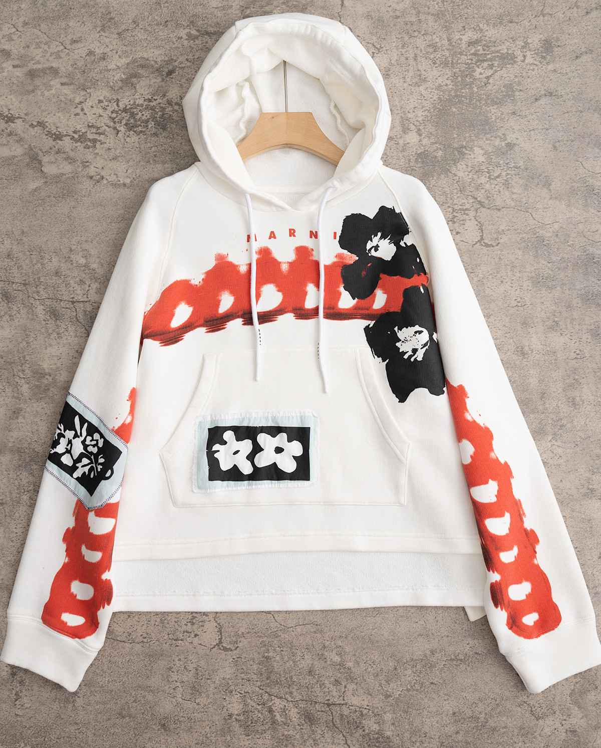 Marni Women's Floral Print Cotton Hoodie - Fashionable and Casual Style 6 i1758071939553 6790 0 4