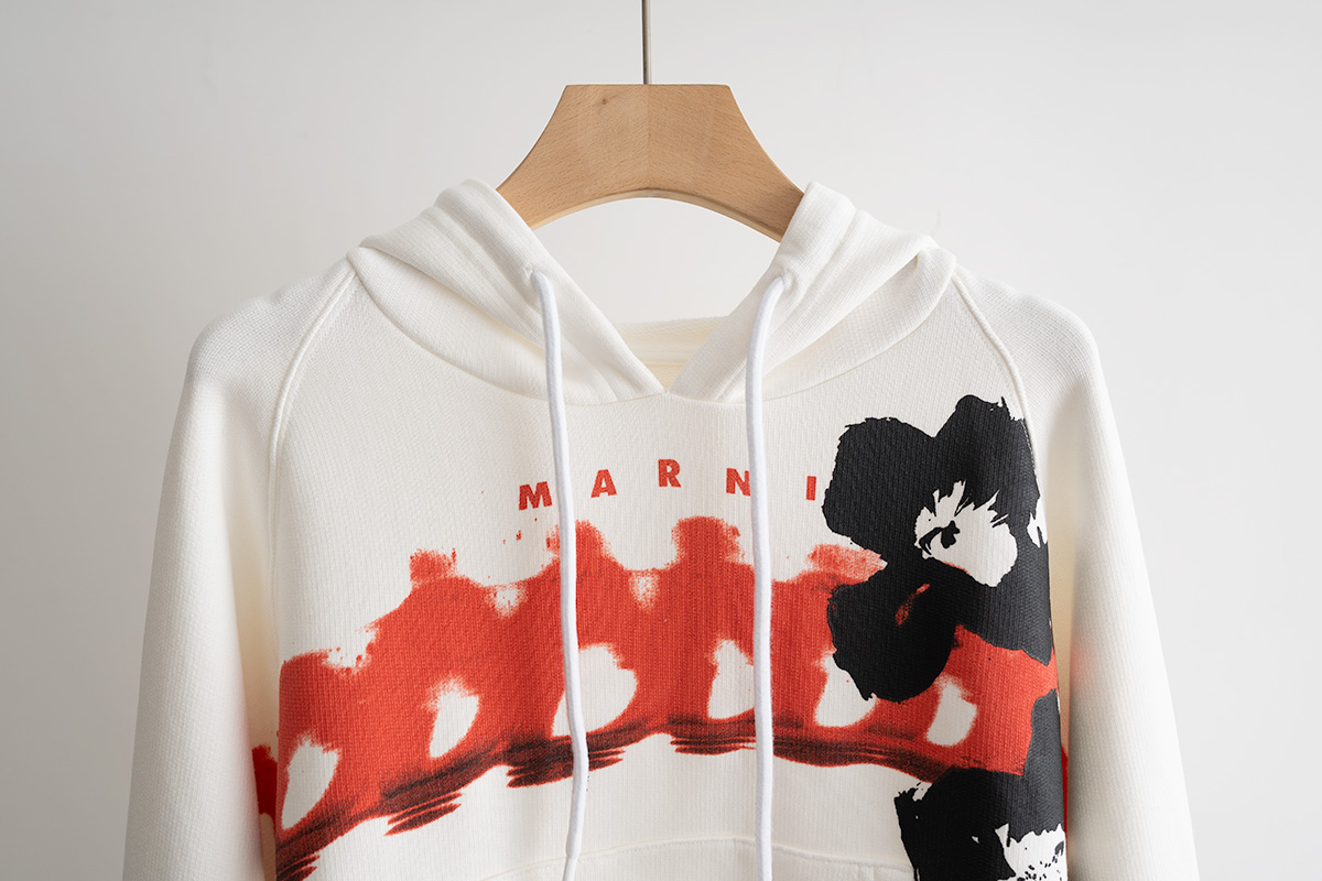 Marni Women's Floral Print Cotton Hoodie - Fashionable and Casual Style 3 i1758071939912 4946 0 1