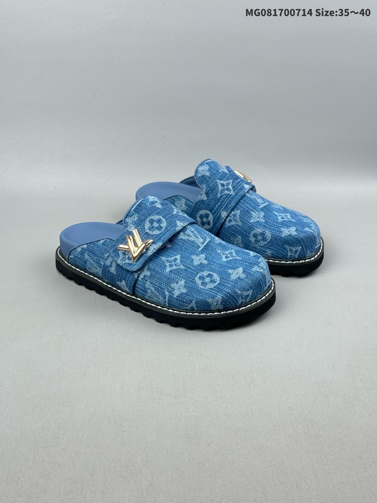 💰170（35-40）集合 LV路易威登L家驴牌LVCOSY COMFORT HALF SLIPPERS浮雕 拖鞋 本季，Waterfront 凉拖焕新回归，鞋面扣带压印路易威登标志性的 Monogram 图案 ID:MG081700714 Size:35～40