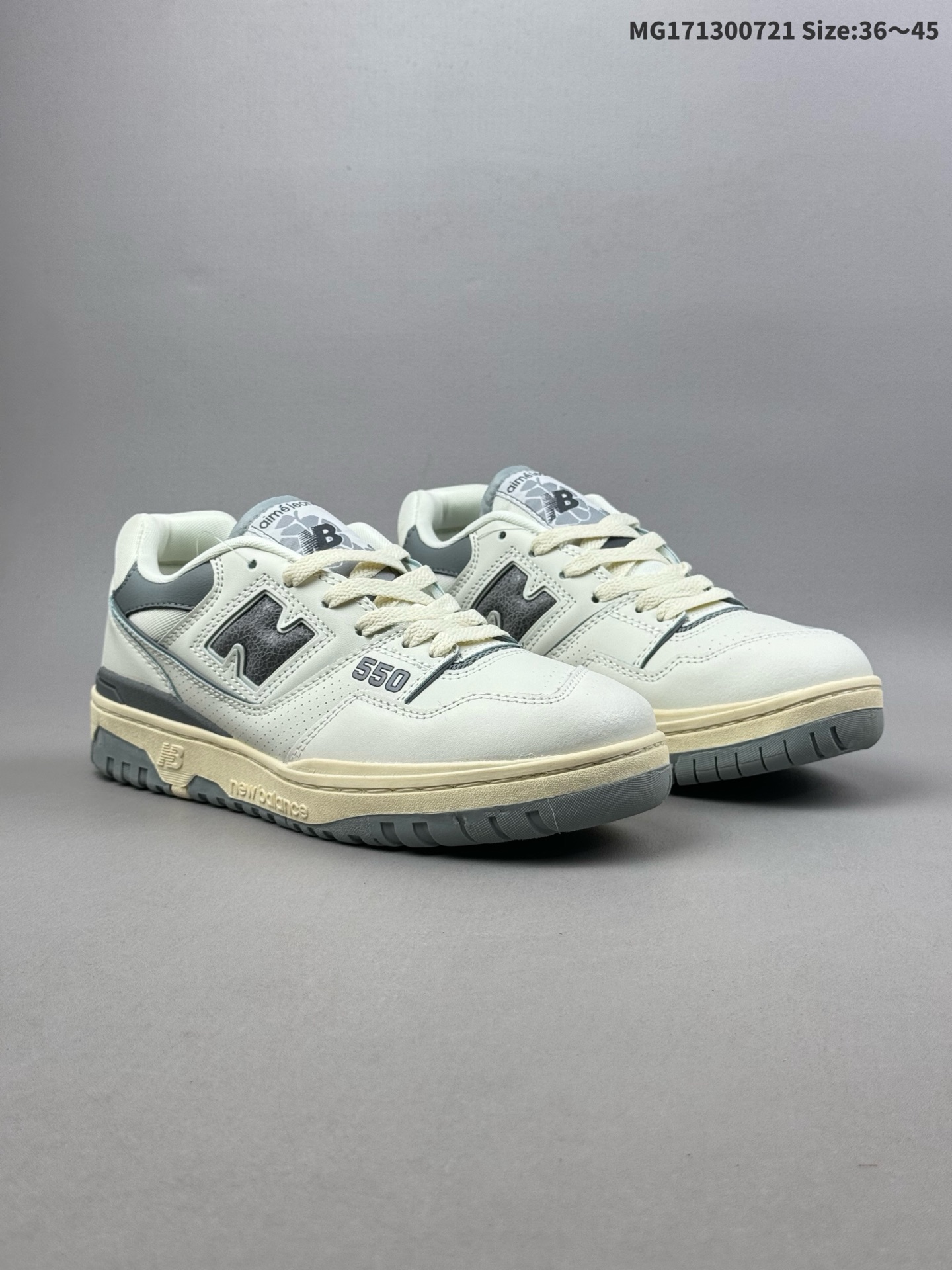 💰130 （36-45） NB新百伦New Balance NB550系列经典复古低帮休闲运动篮球板鞋 货号：BB550ALE 码数：36 37 38 39 40 41 42 43 44 45 ID:MG171300721 Size36-45
