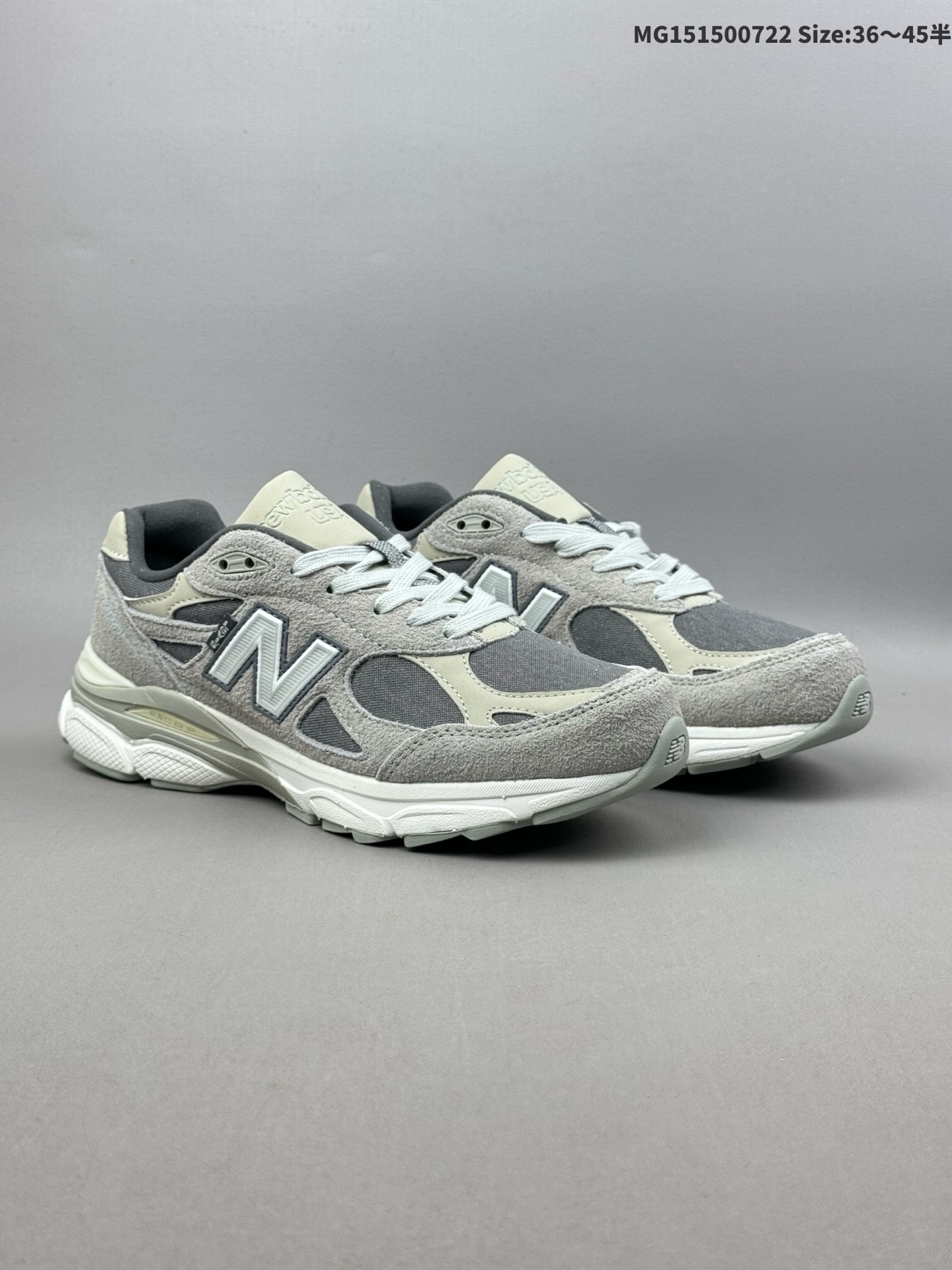 💰150 （36-45半） 新百伦NB990 LV3 New Balance JZ NB990系列 高端美产复古休闲跑步鞋 采用台产猪巴革及透气网眼材质 原装6层组合底模精密开发 搭载全新碳素中底 后跟透明TPU水晶装饰条稳固 货号：M990LV3 ID:MG151500722 Size:36～45半
