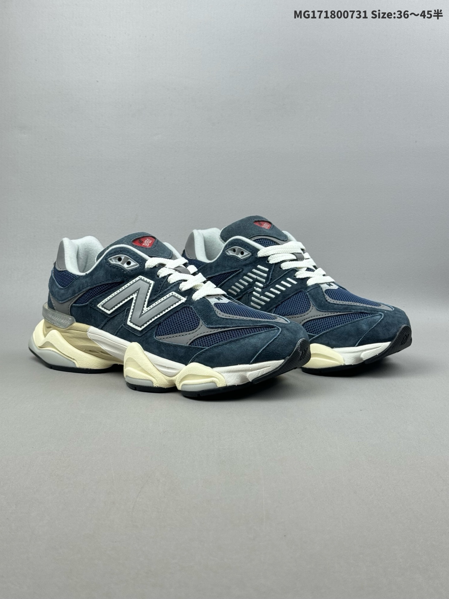(36-45半) 【公司级】NB 新百伦 New Balance NB9060小象蹄男女款9060舒适百搭老爹鞋.全新 9060 款式将经典风格与现代设计融合到日常多功能性中. 9060 重新诠释了源自经典 99X 型号的熟悉元素,其灵感来自于 Y2K 时代的未来主义和美学. 鞋面在990 的基础中进行了扩展和使用,以提供可见的运动感,中底采用 ABZORB 和 SBS 熟悉的缓震平台以提供舒适感. 类型:男女鞋 货号:U9060ECB ID:MG171800731 半