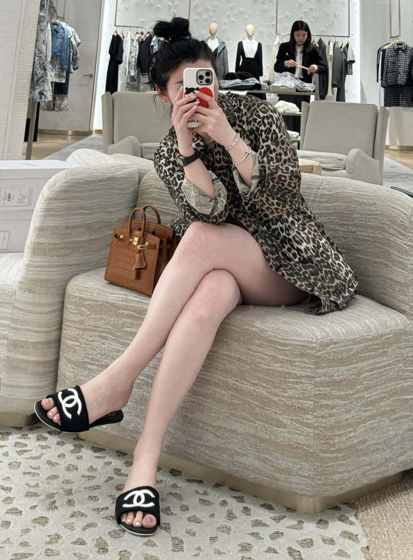 Мюли женские Chanel черные