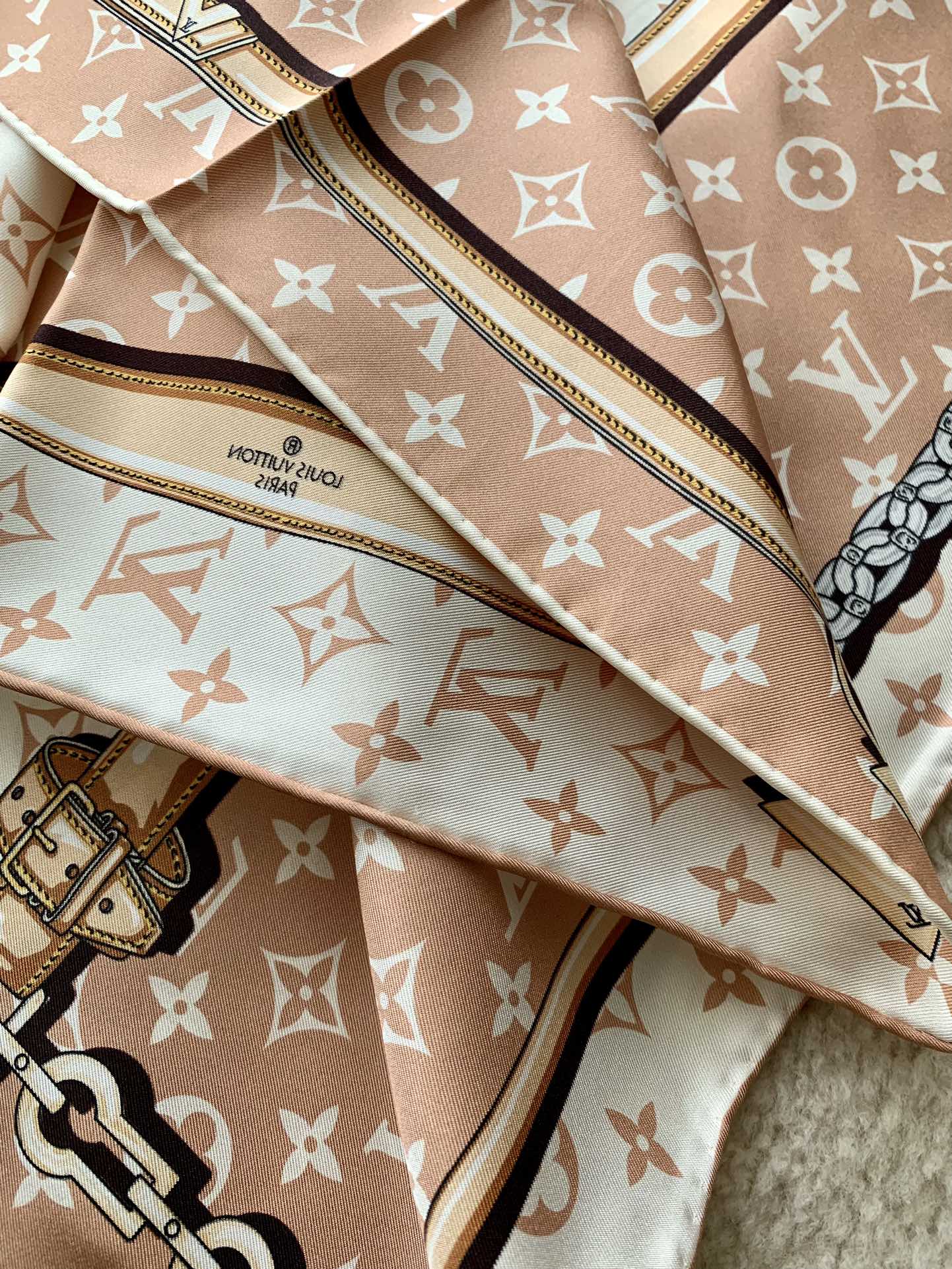 Ultimate Monogram 90 scarf reinterprets Louis Vuitton's classic 9