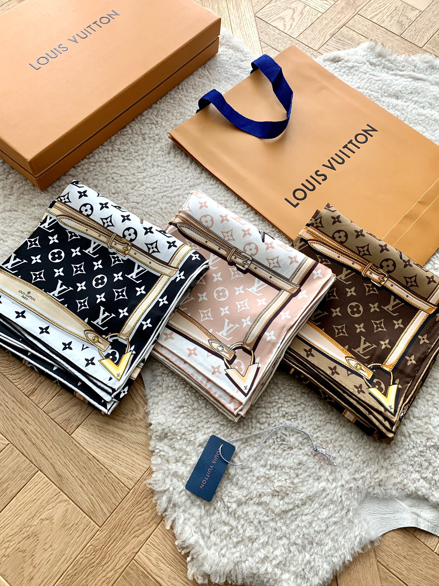 Ultimate Monogram 90 scarf reinterprets Louis Vuitton's classic 6