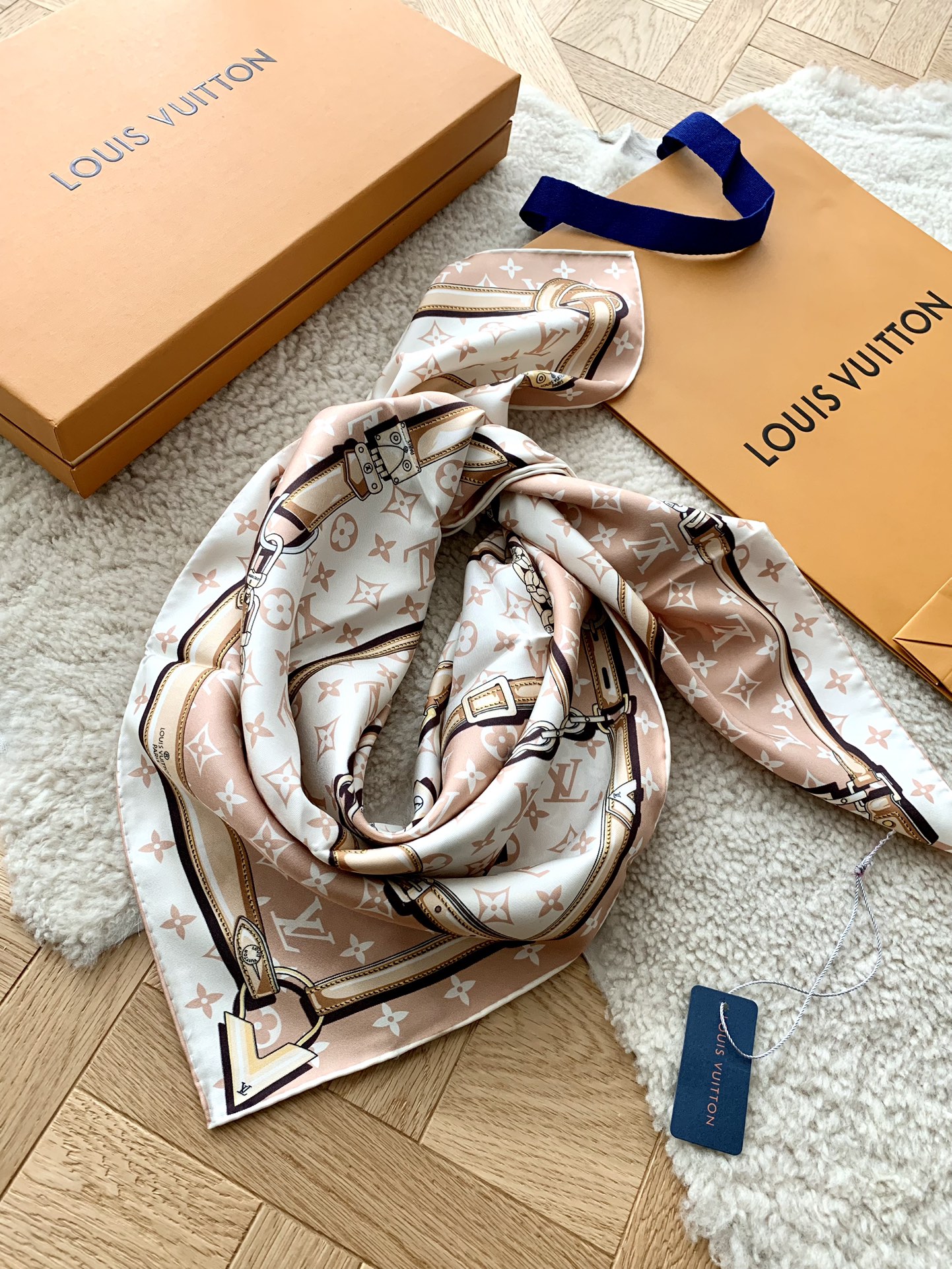 Ultimate Monogram 90 scarf reinterprets Louis Vuitton's classic 2