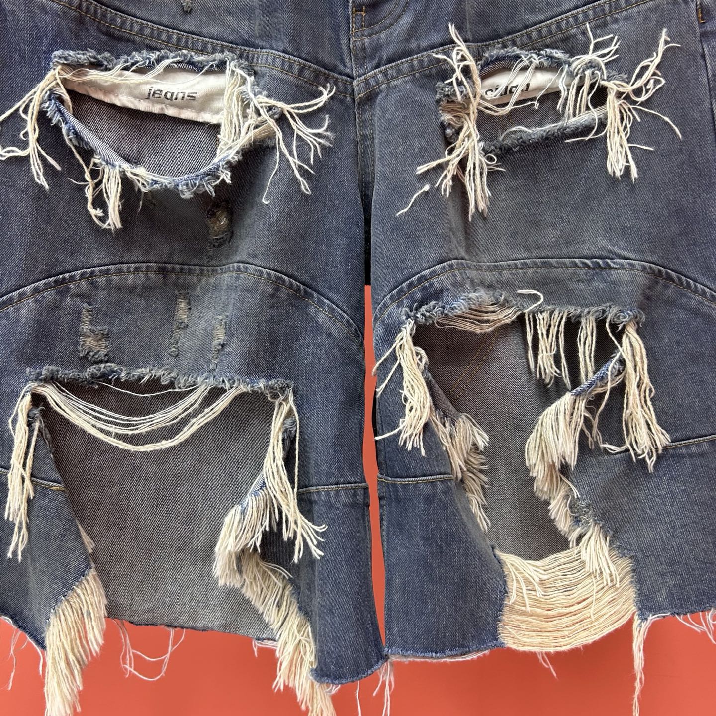 Distressed Denim Shorts - High Summer Collection - Loose Fit 6 i1749024318166 3041 0 4