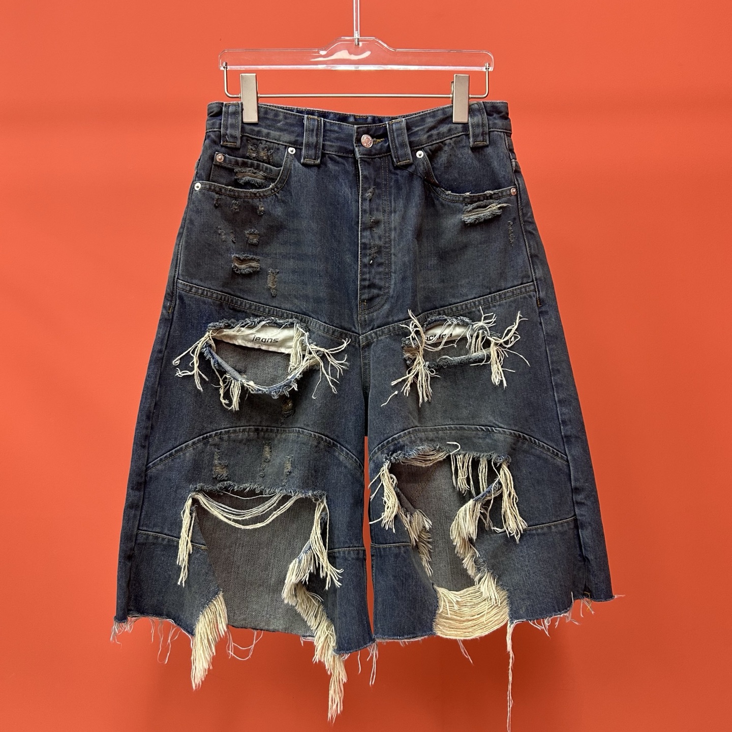 Distressed Denim Shorts - High Summer Collection - Loose Fit 2 i1749024318171 3155 0 0