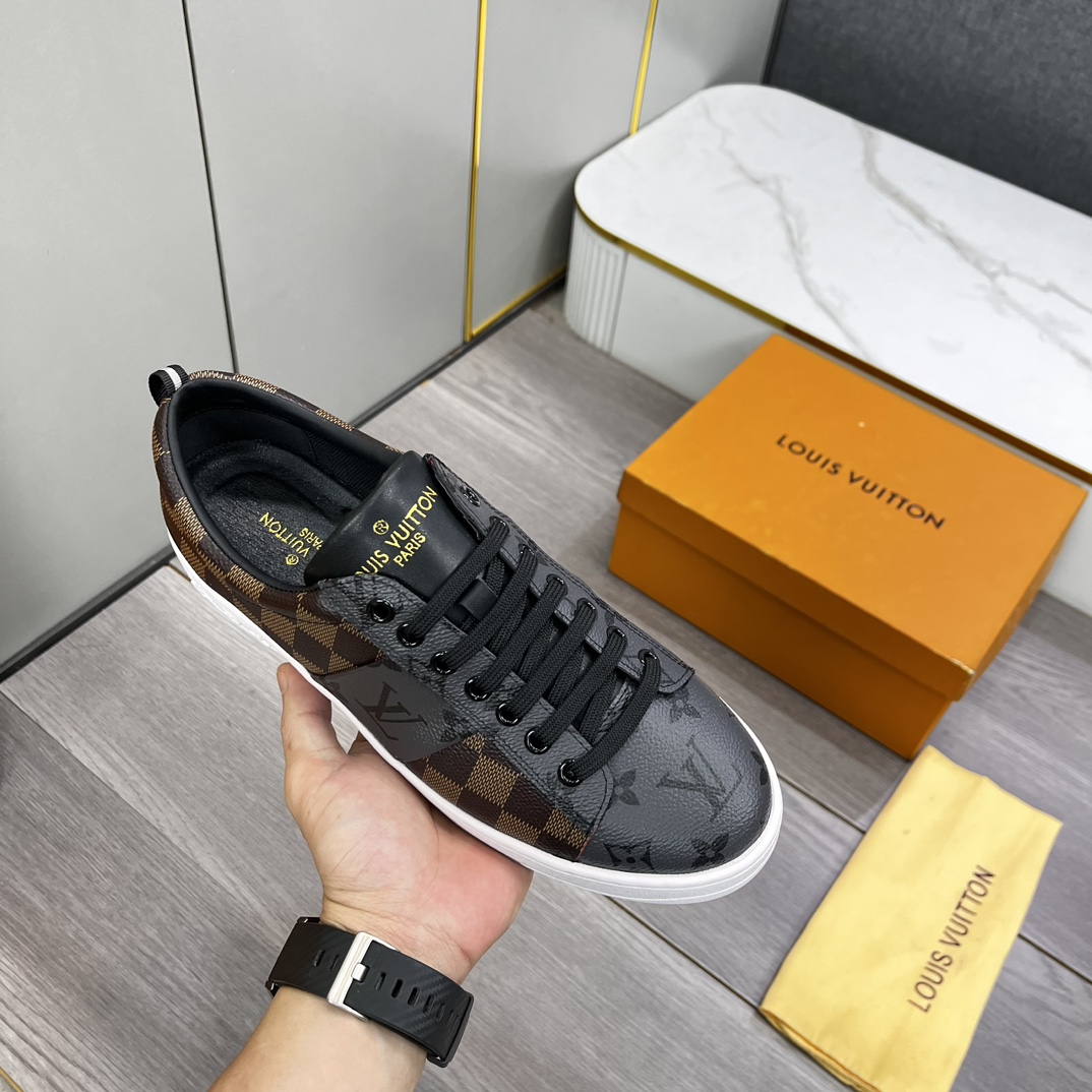 Louis Vuitton Schuhe Turnschuhe Online Replik
 Kautschuk Schaffell Fashion Lässig