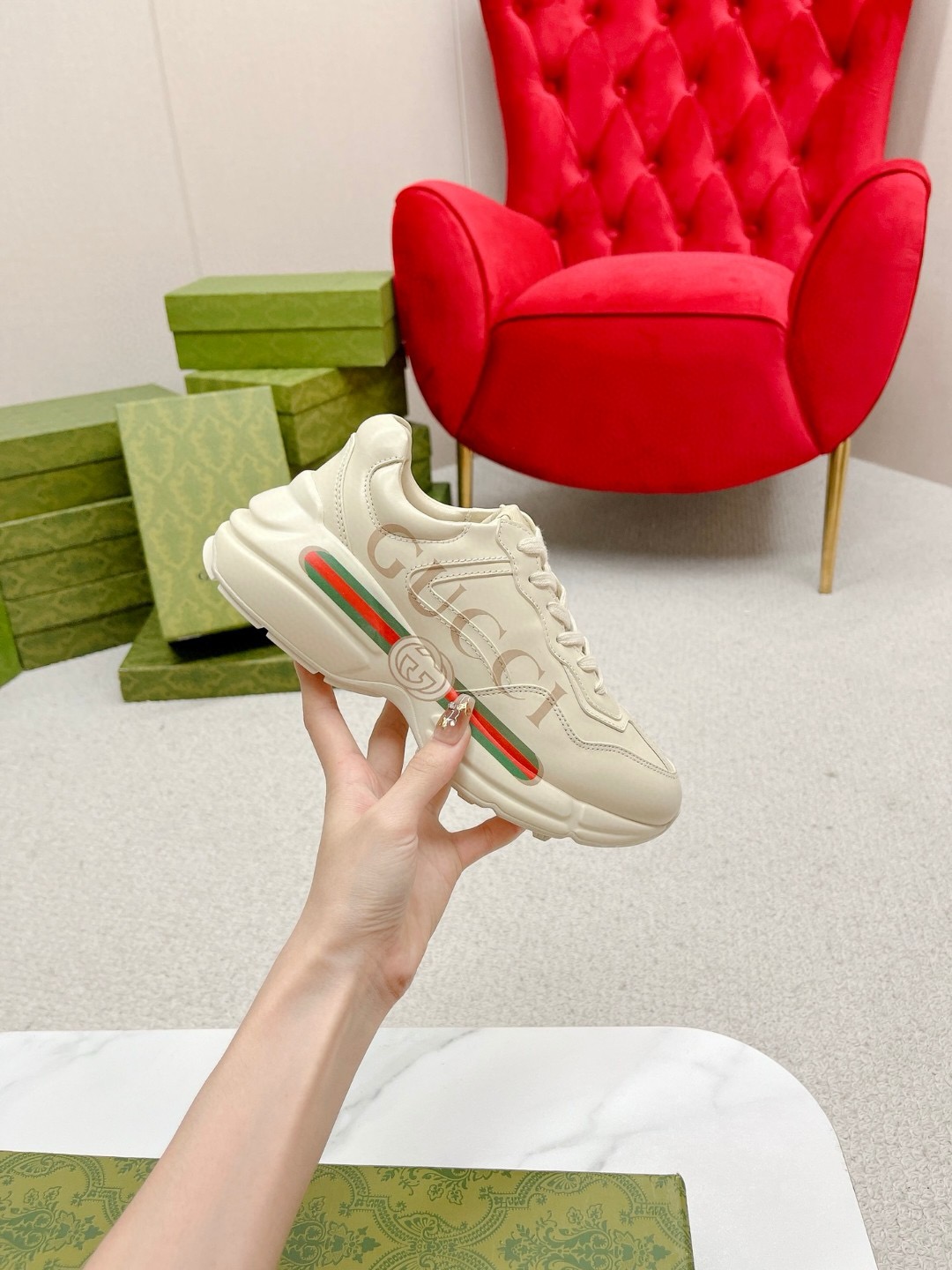 Gucci women's shoes Factory -Gucci top version, the highest version on the market — photo 4