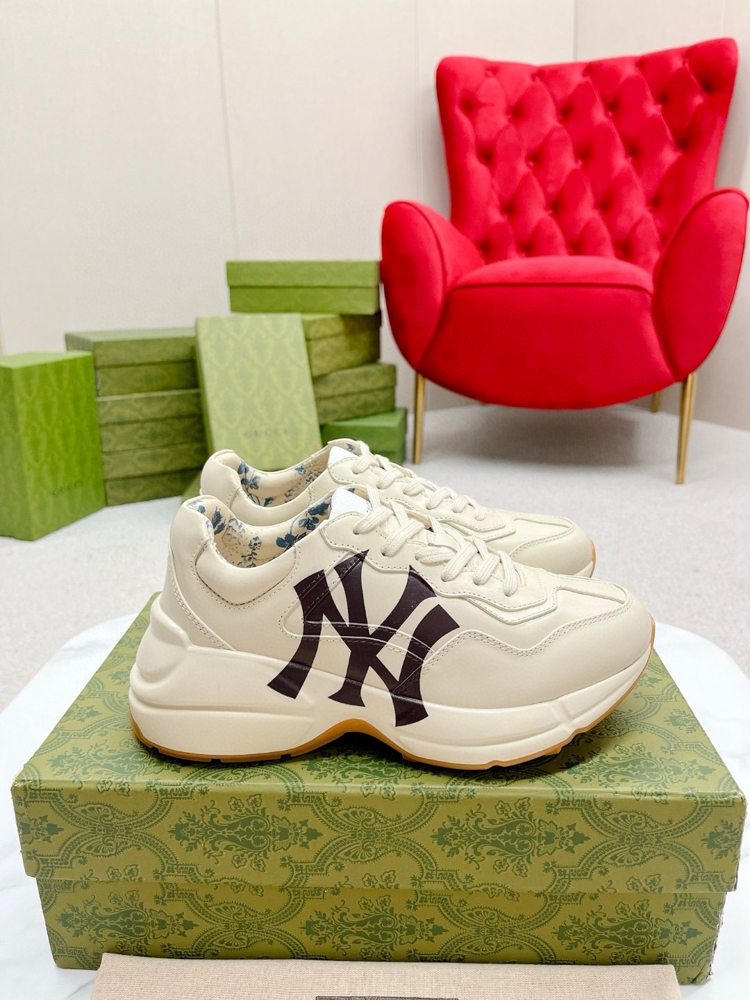 Gucci women's shoes Factory -Gucci top version, the highest version on the market