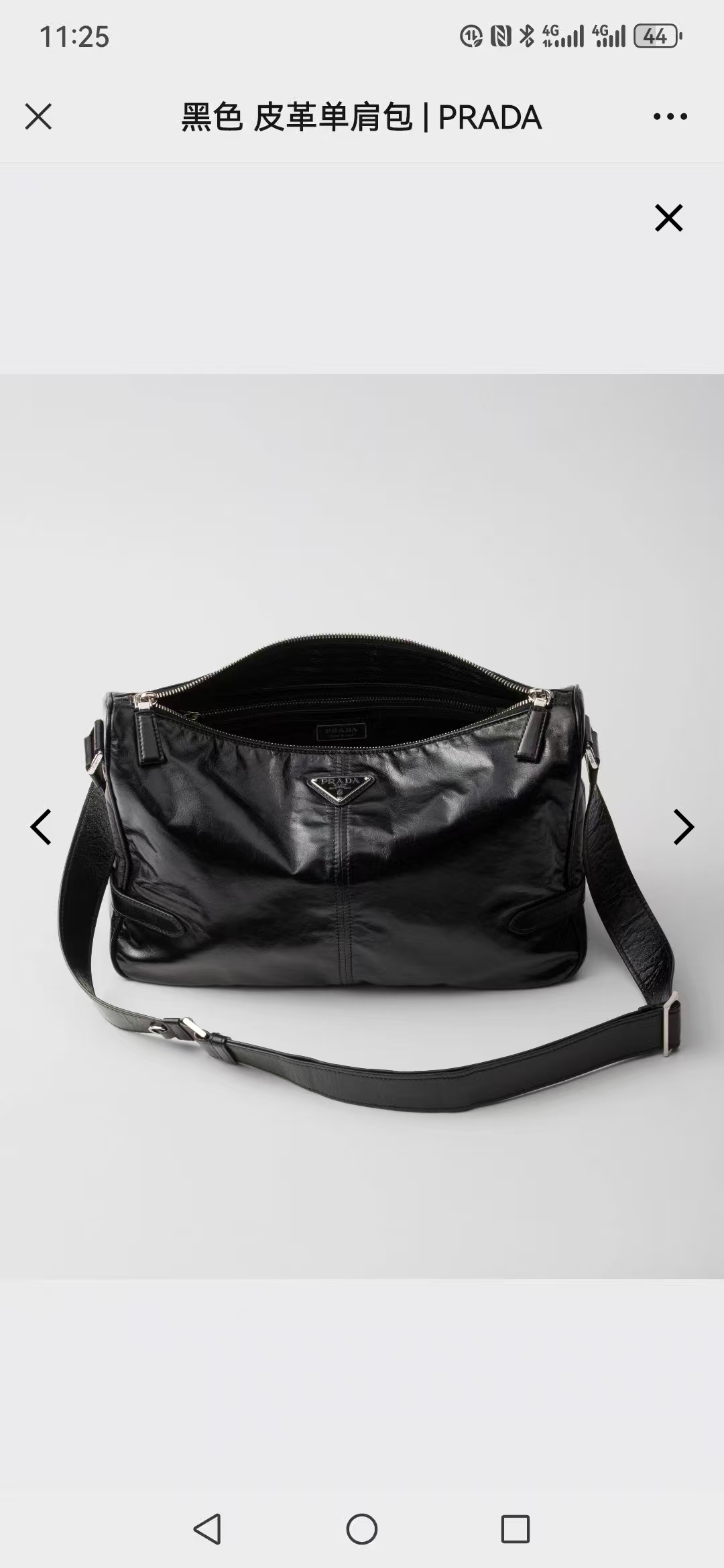 25 latest models PRADA! Leather shoulder crossbody bag! 100% imported oil wax leather! With natural leather fragrance, the leather is soft and co