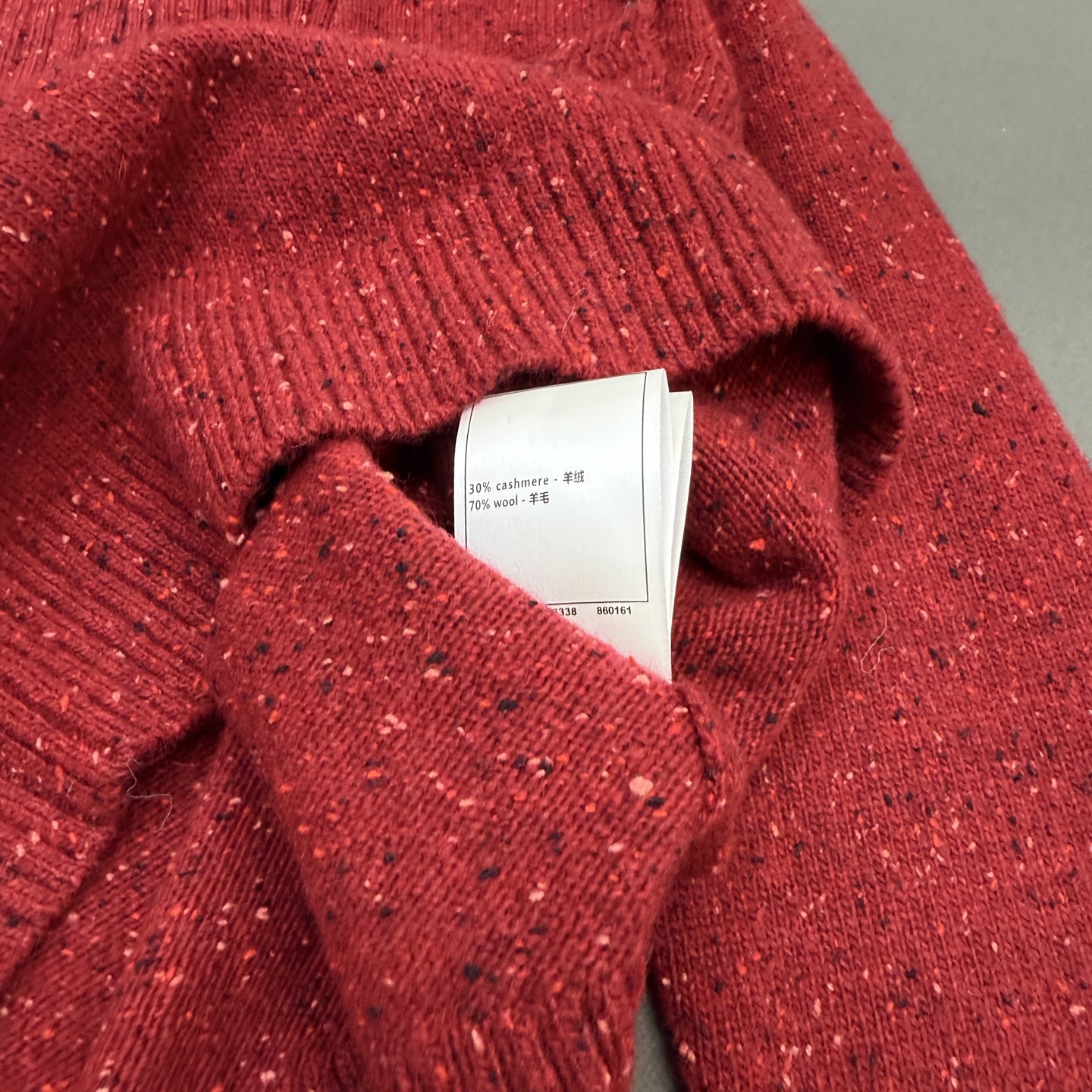 25冬季小香新款🆕定制顶级品质羊绒彩点纱，翻领拉链厚实5图案气质百搭长袖红色/杏色/宝蓝3️⃣色 尺码s