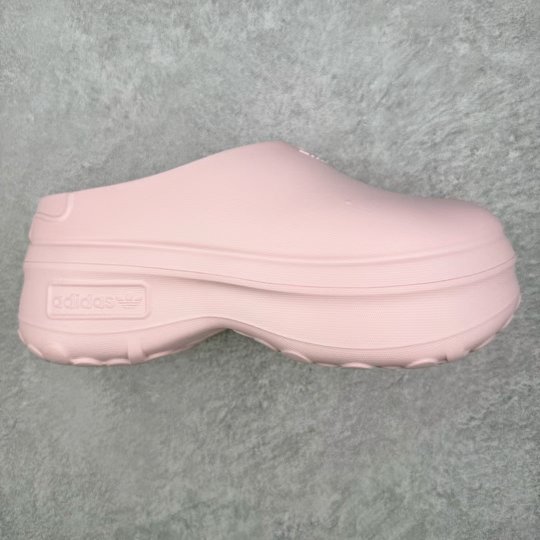 放店价100 新款出货,AdidaS/三叶草穆勒厨师鞋厚底休闲凉鞋,36.37.38.39.40.41.42.43.44.45