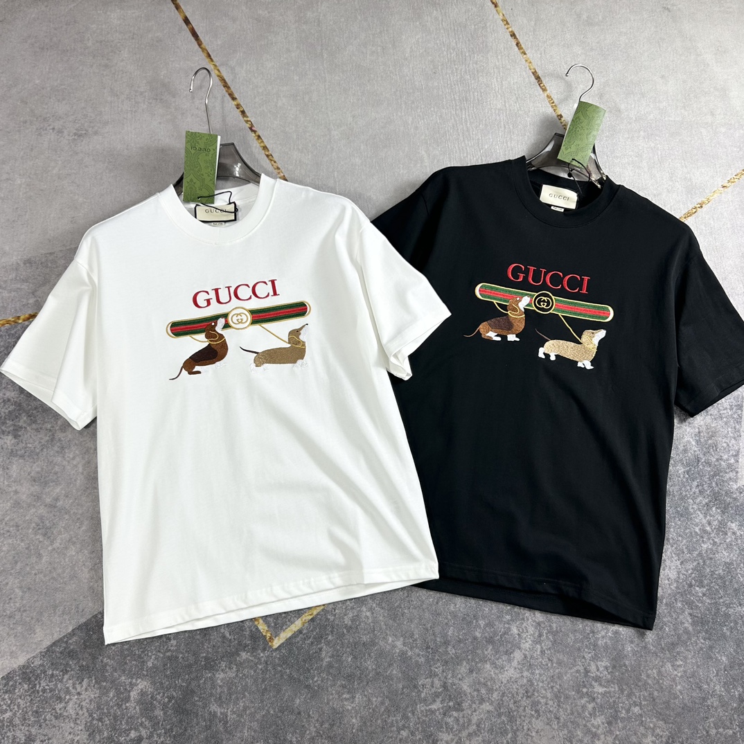 Gucci Clothing T-Shirt Unisex Short Sleeve