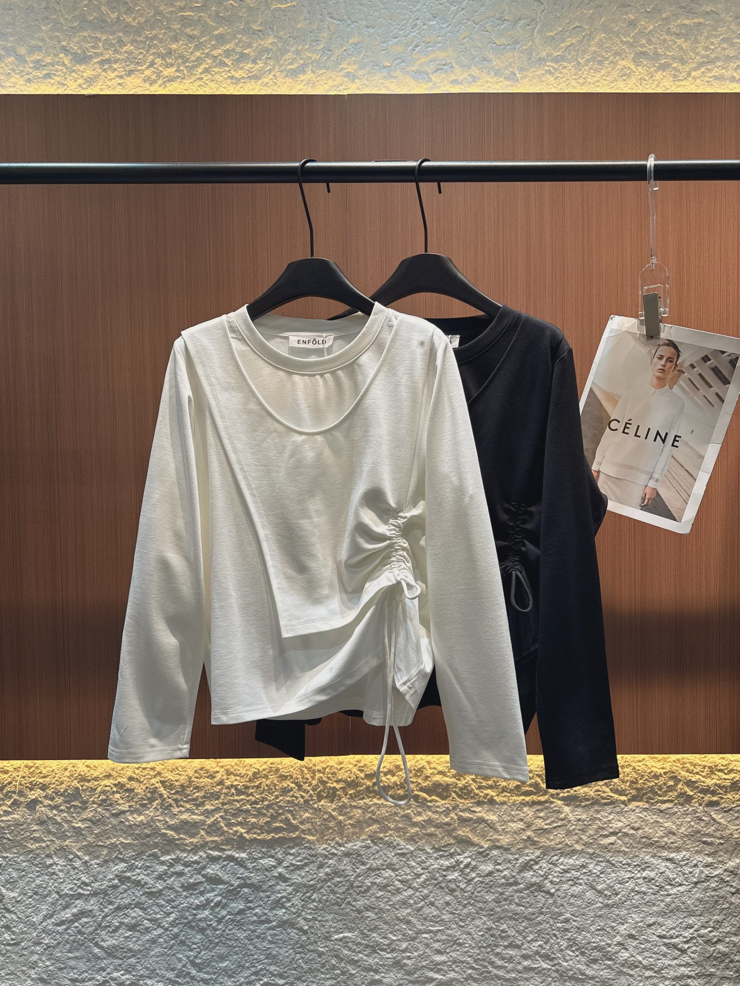 ✨✨✨Enfold✨✨✨2025秋冬新款 【设计感假两件长袖上衣，演绎简约与小众的碰撞】两款长袖上衣，以